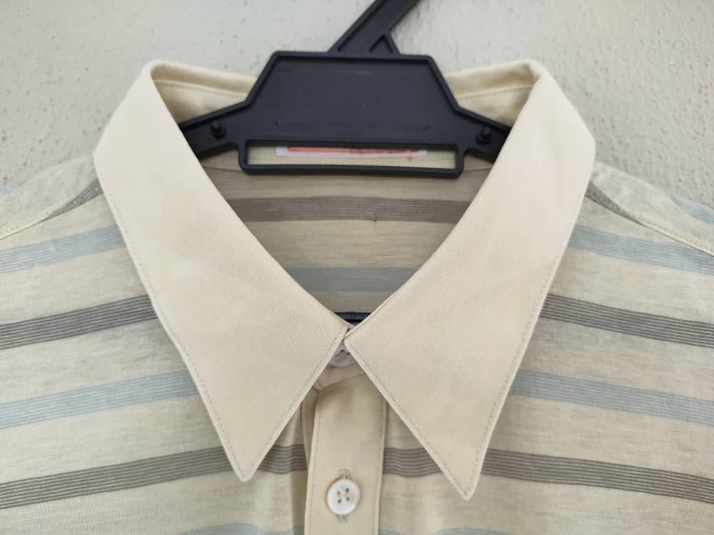 Designer Vintage YSL Stripes Polo T Size US M / EU 48-50 / 2 - 4 Thumbnail
