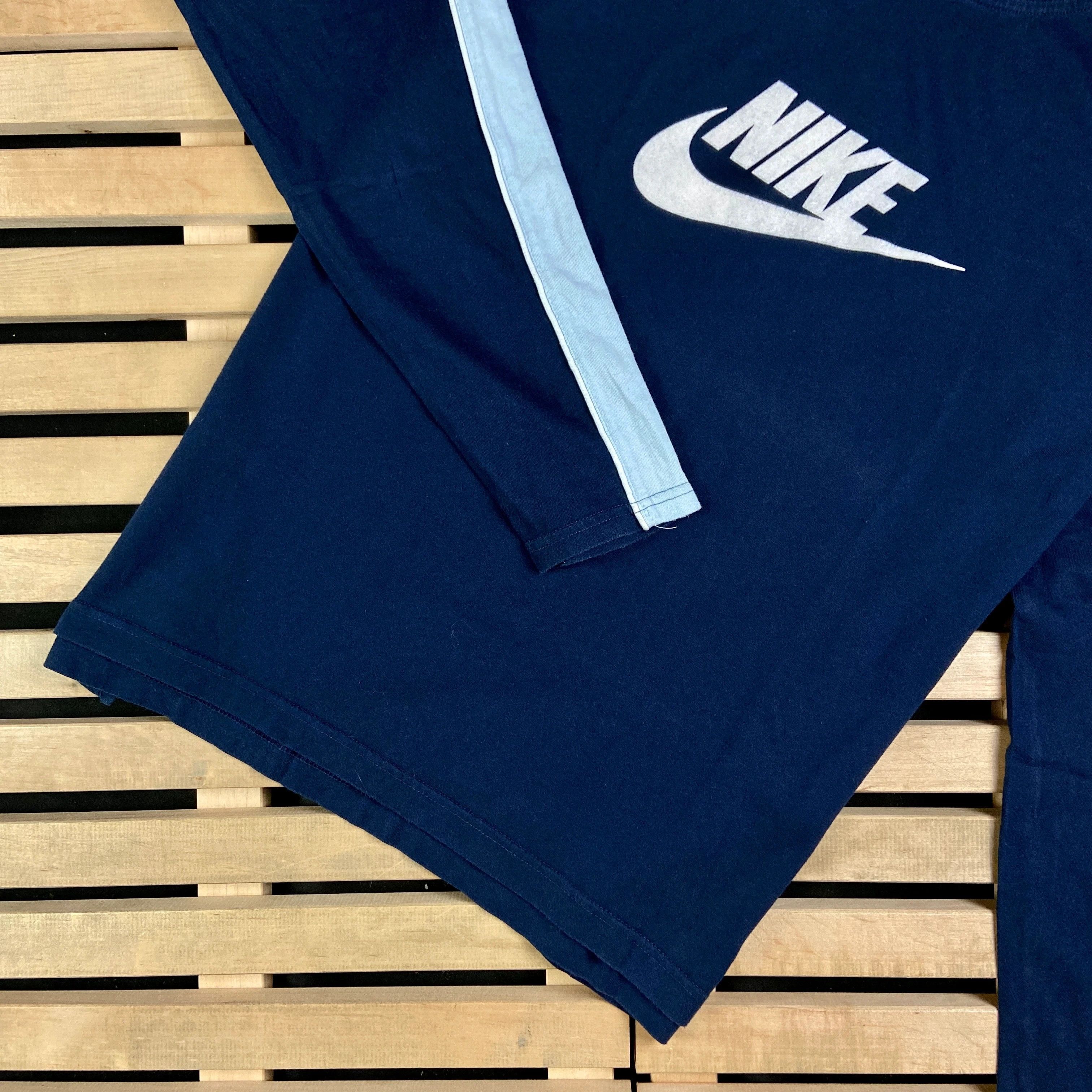 Nike × Vintage Mens T Shirt Long Sleeve Nike Vintage Big Logo Size XL Size US XL / EU 56 / 4 - 3 Thumbnail