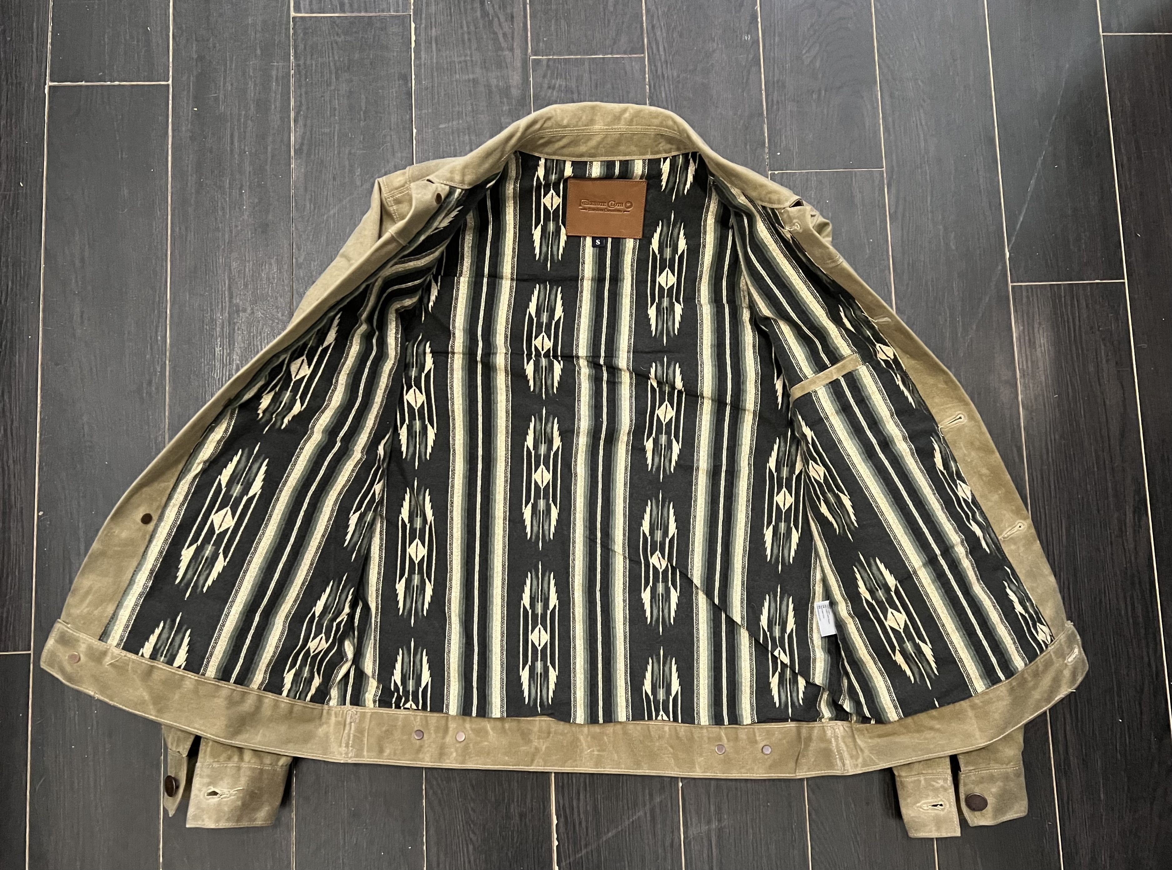 Freenote Cloth RJ-1 Riders Jacket Waxed Canvas Tobacco