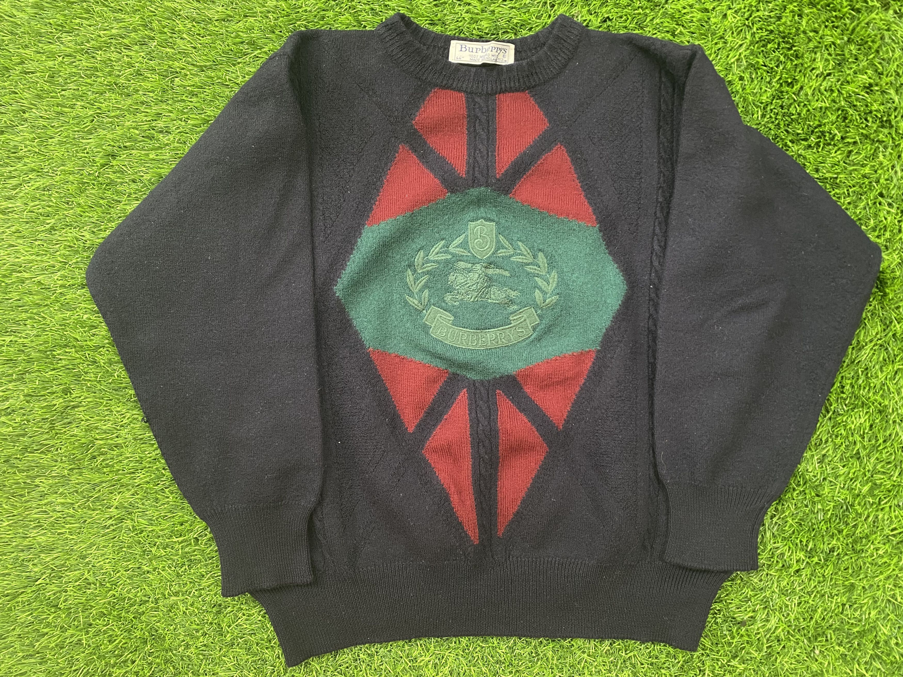 VIntage Burberry Wool Knitwear Sweater