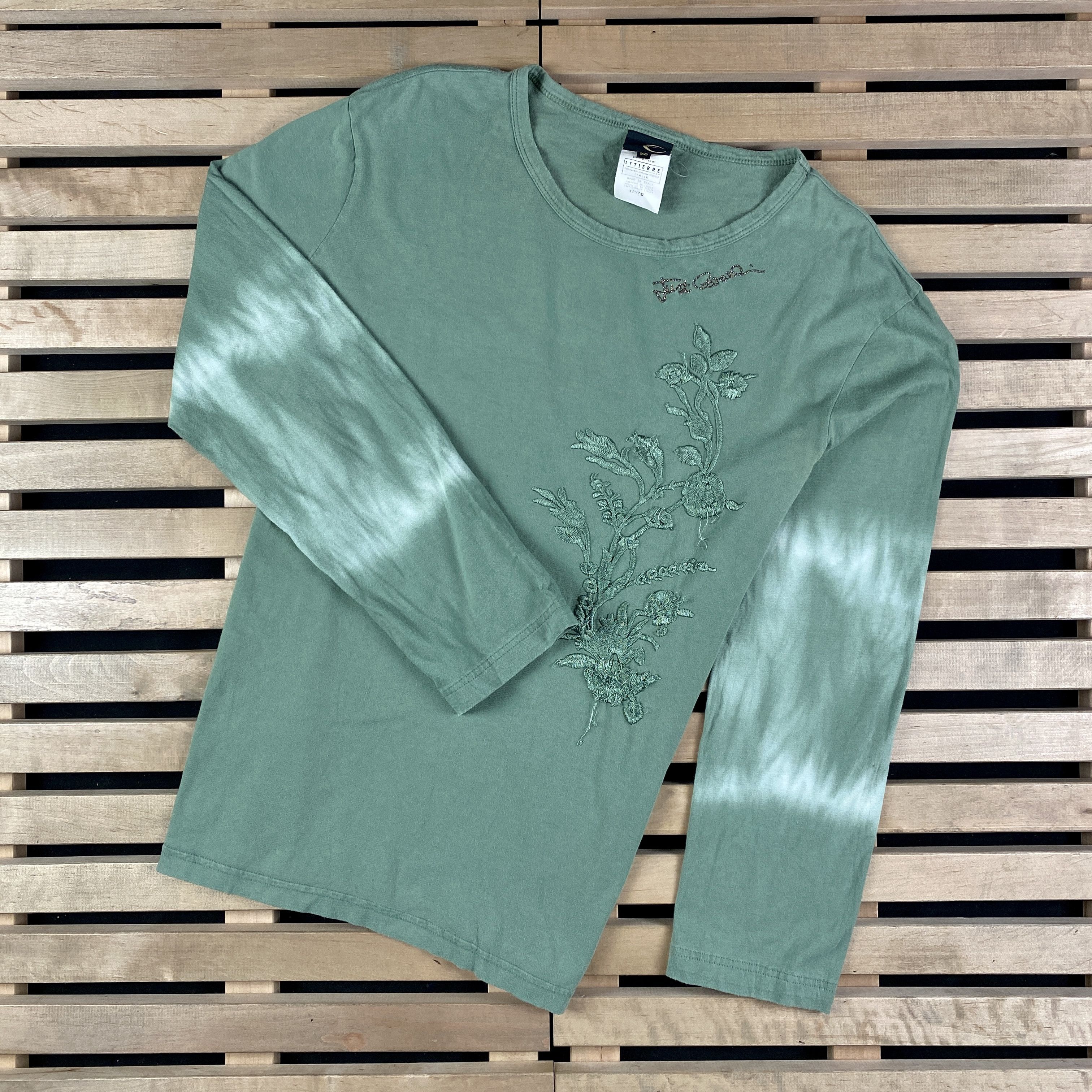 Just Cavalli × Vintage Mens T Shirt Long Sleeve Just Cavalli Size 58 Size US XL / EU 56 / 4 - 1 Thumbnail