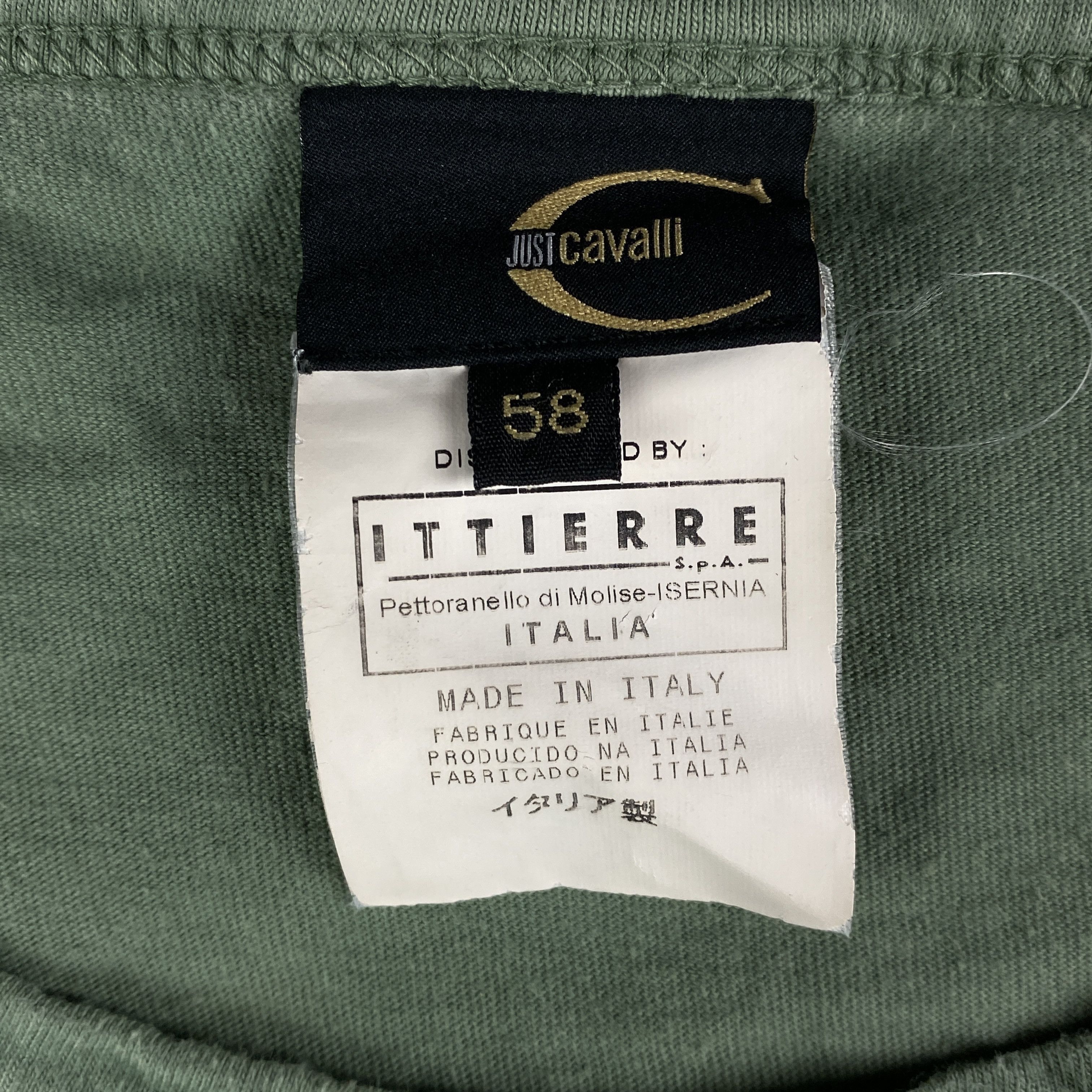 Just Cavalli × Vintage Mens T Shirt Long Sleeve Just Cavalli Size 58 Size US XL / EU 56 / 4 - 7 Thumbnail