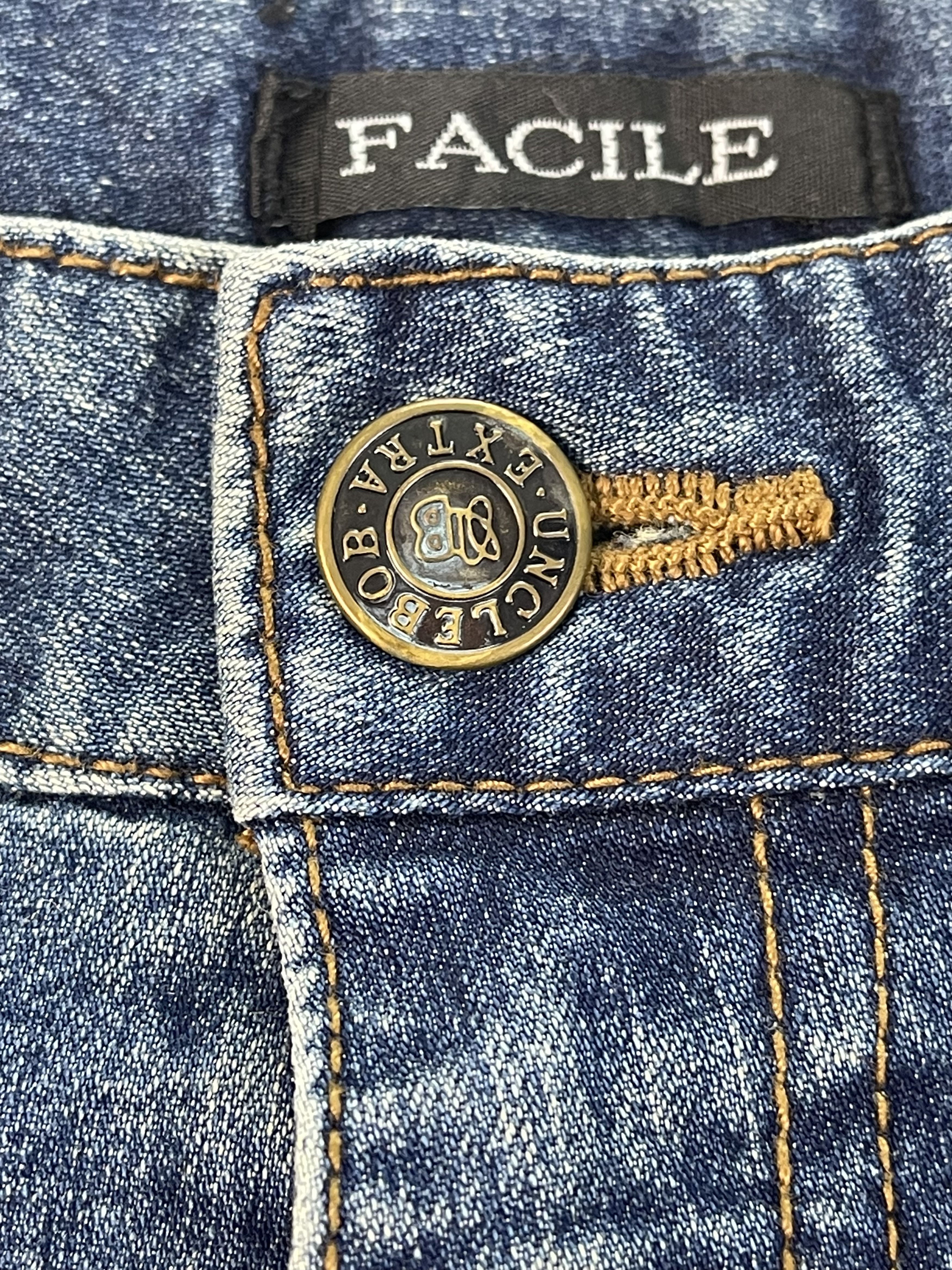 Japanese Brand × Vintage Vintage Facile Front Pocket Design Denim Size US 29 - 13 Thumbnail