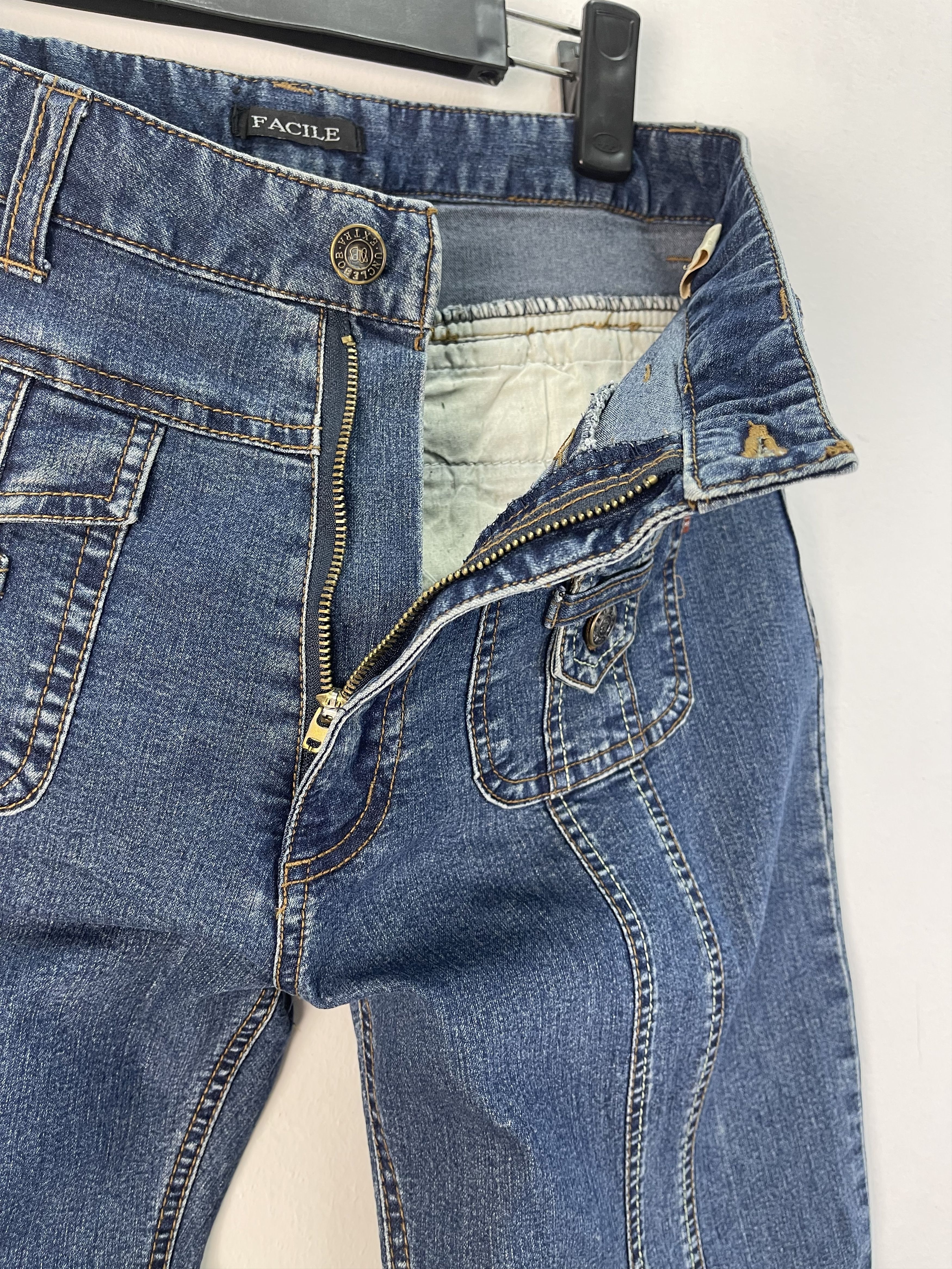 Japanese Brand × Vintage Vintage Facile Front Pocket Design Denim Size US 29 - 14 Thumbnail