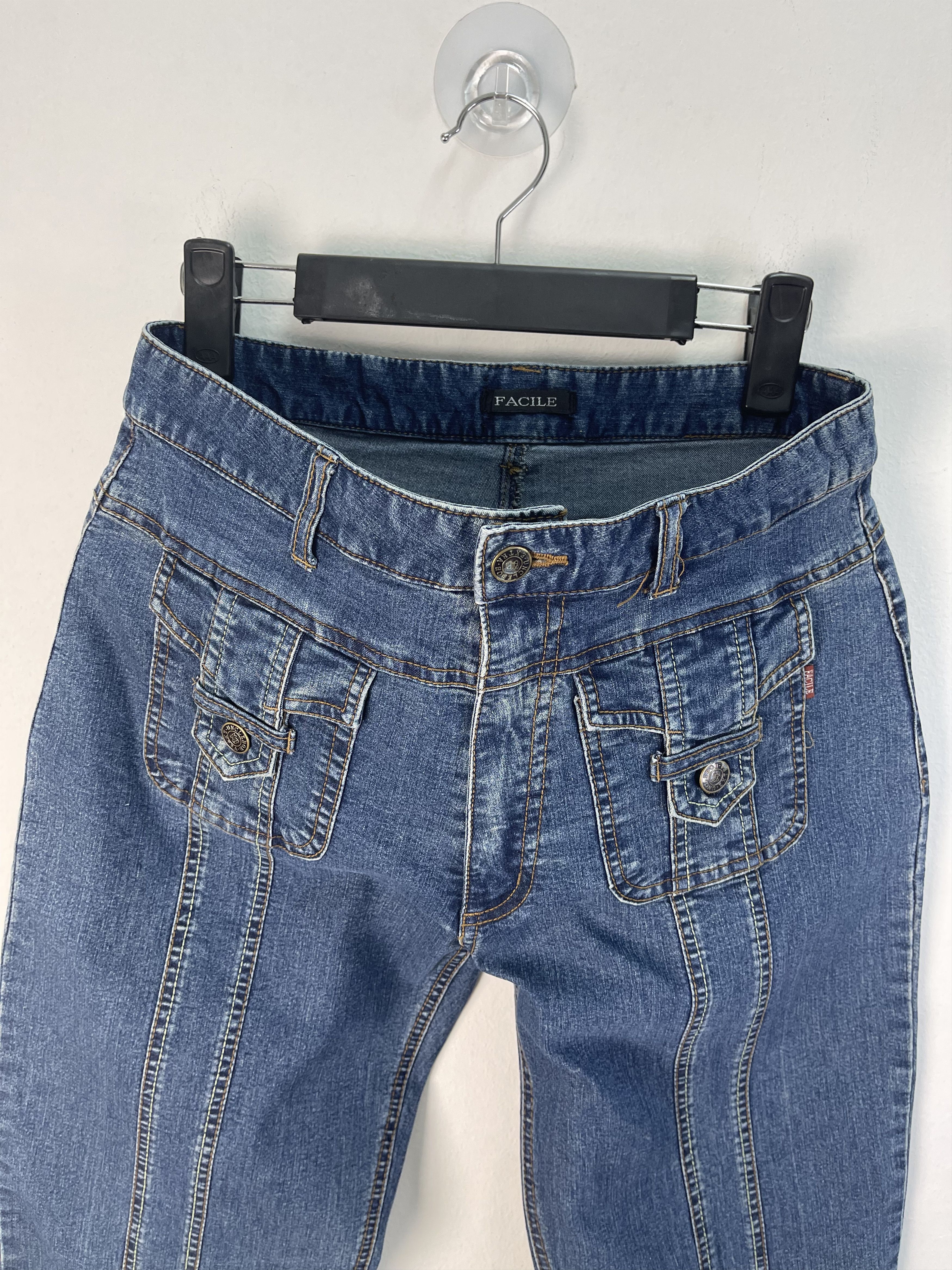 Japanese Brand × Vintage Vintage Facile Front Pocket Design Denim Size US 29 - 12 Thumbnail