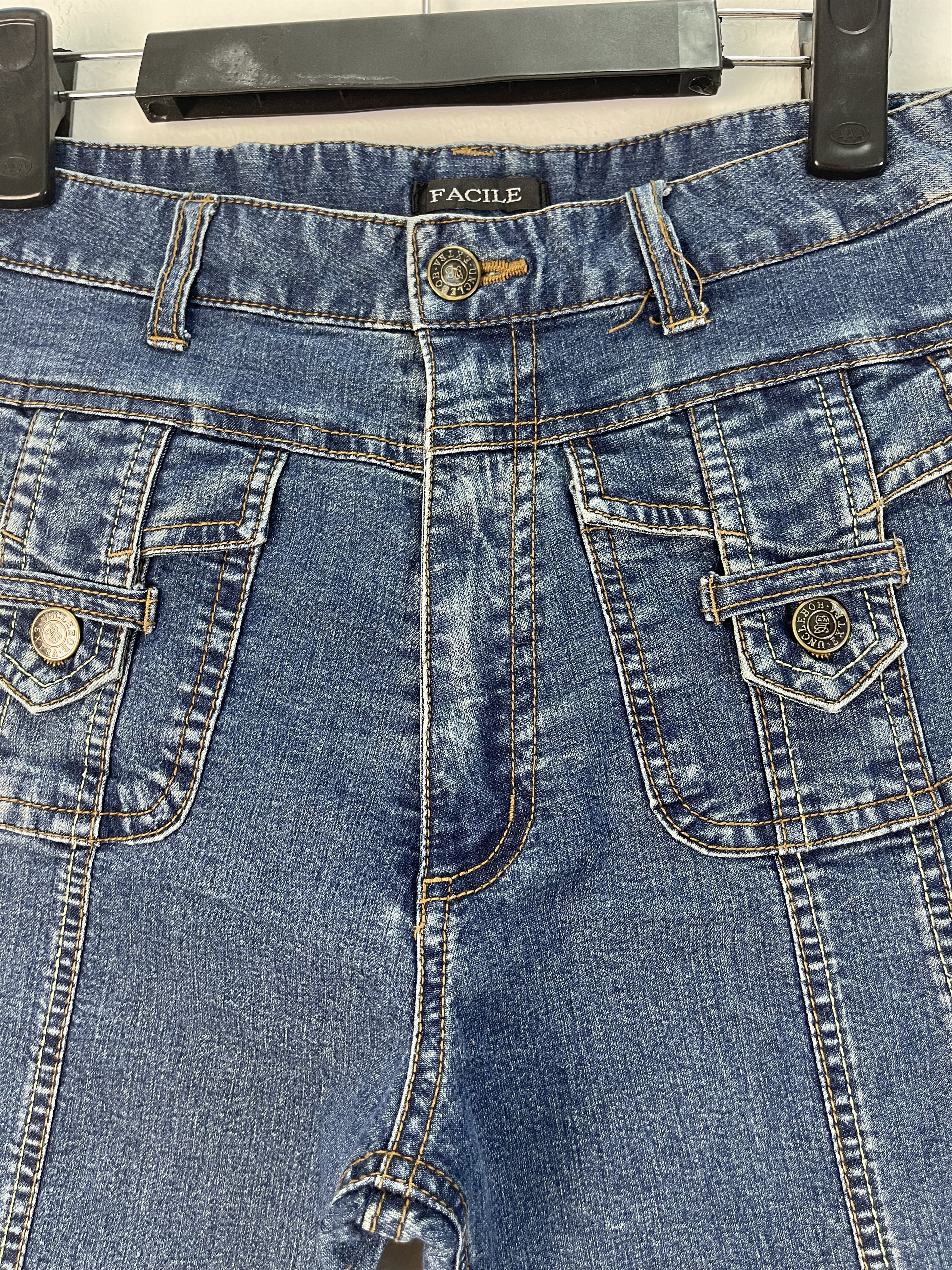 Japanese Brand × Vintage Vintage Facile Front Pocket Design Denim Size US 29 - 8 Thumbnail