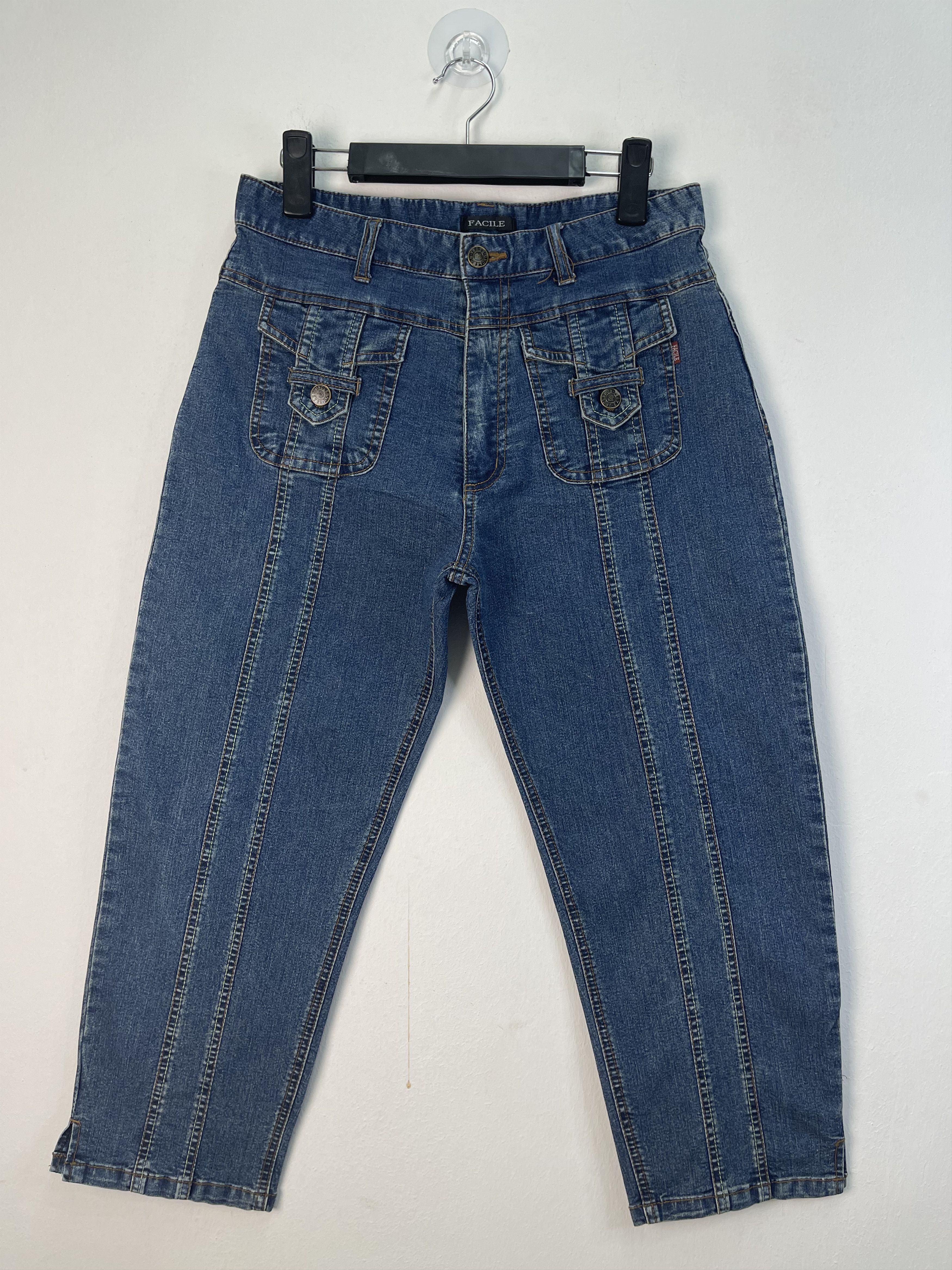 Japanese Brand × Vintage Vintage Facile Front Pocket Design Denim Size US 29 - 1 Thumbnail