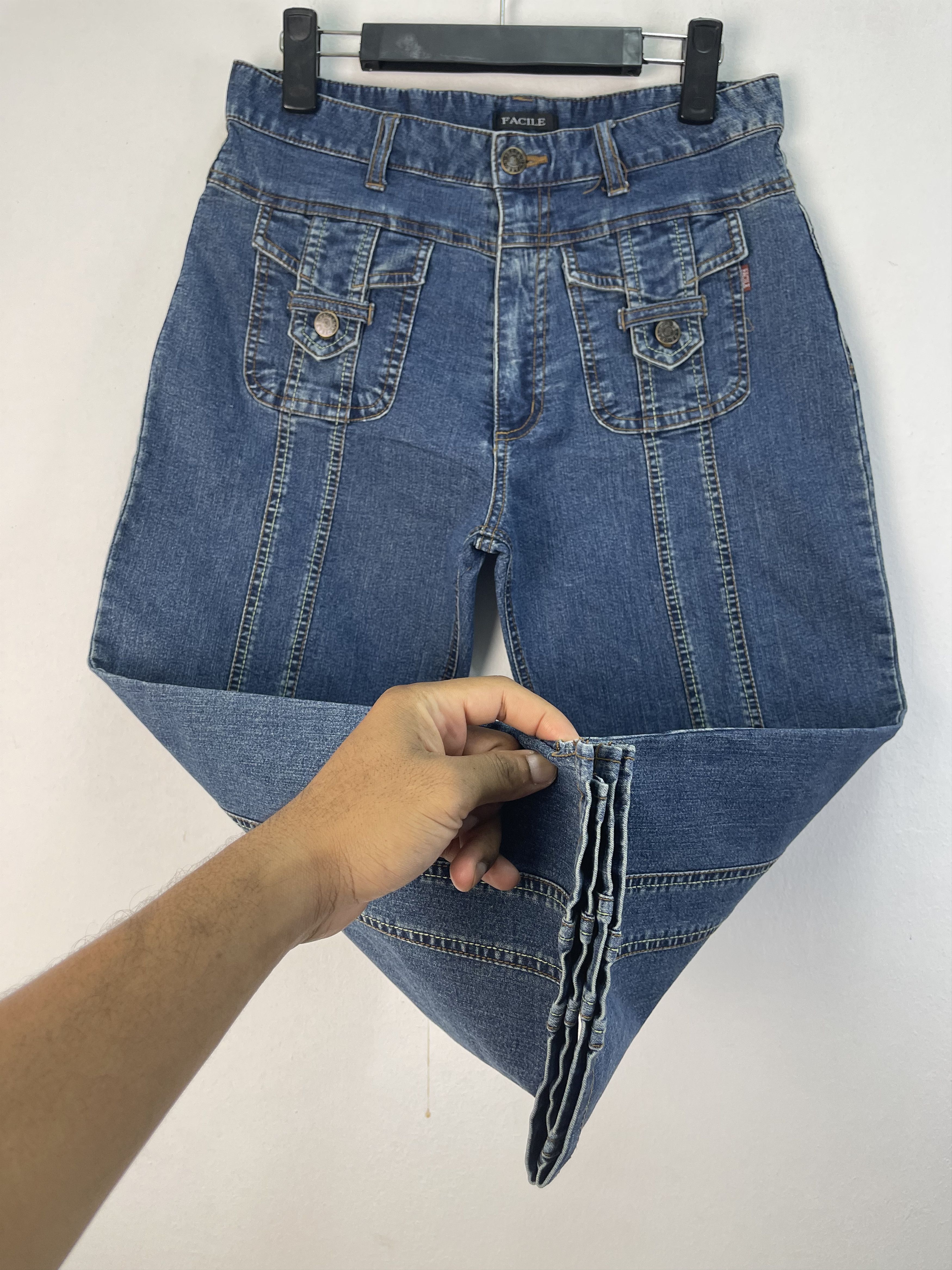 Japanese Brand × Vintage Vintage Facile Front Pocket Design Denim Size US 29 - 11 Thumbnail