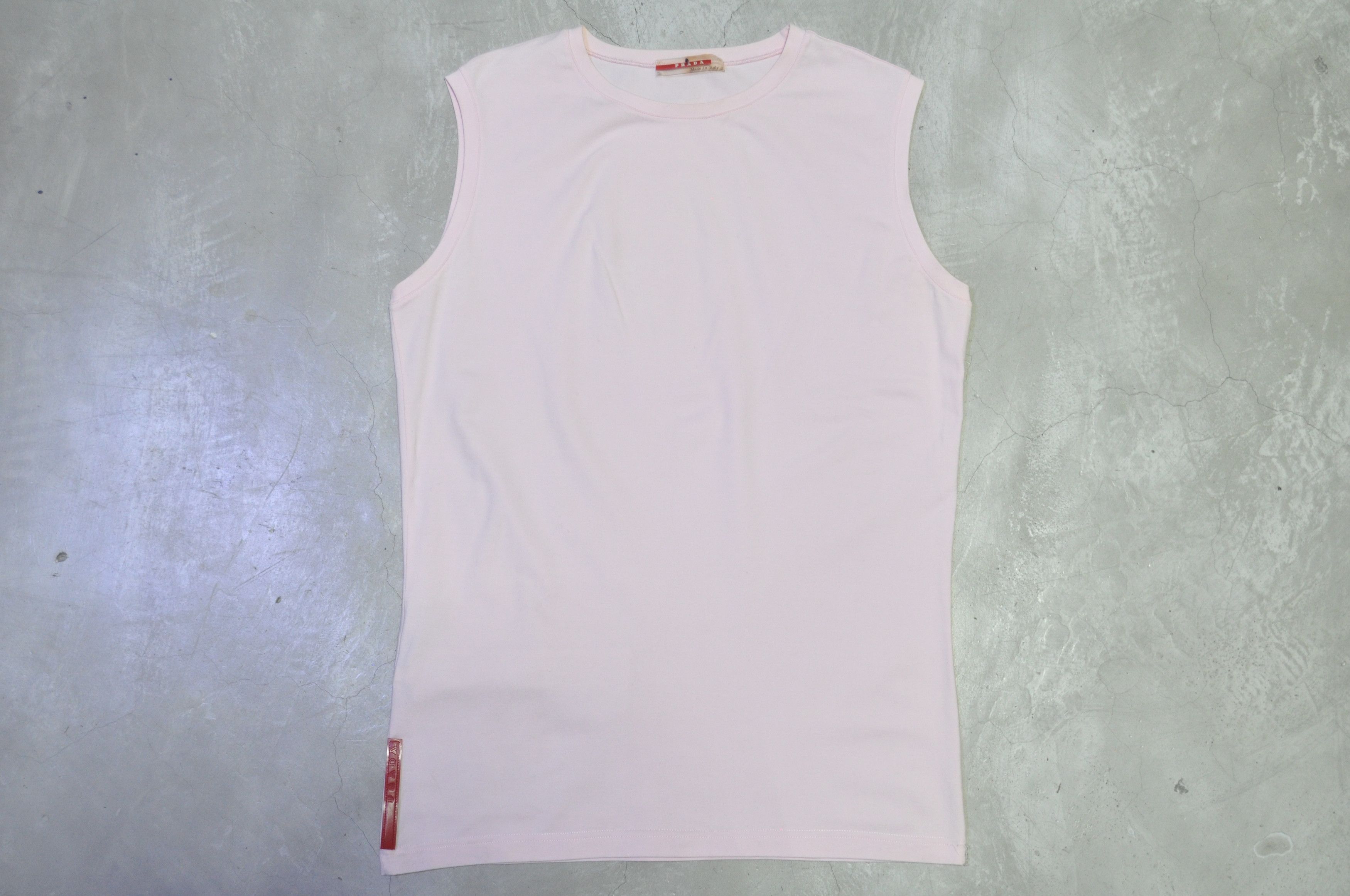 image of Prada Sport - S/s 99 - Tank Top in Pink, Men's (Size Large)
