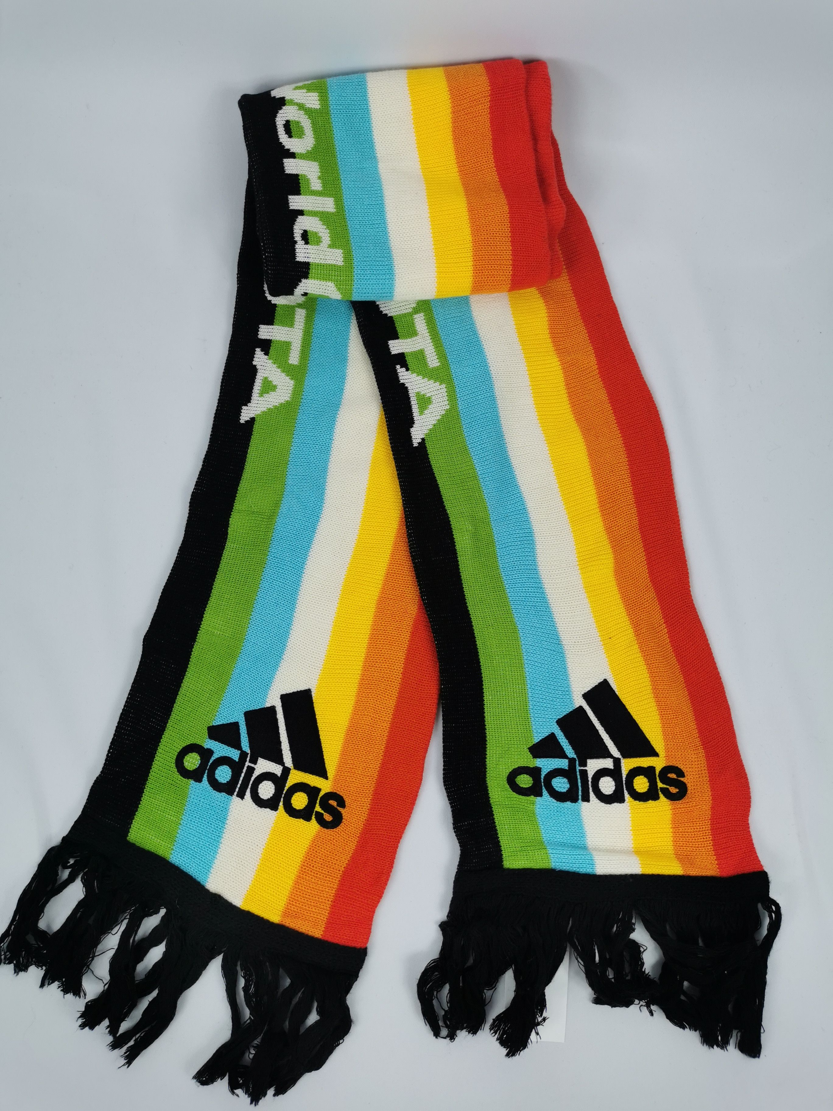 Vintage Adidas scarf muffler Size ONE SIZE - 3 Thumbnail