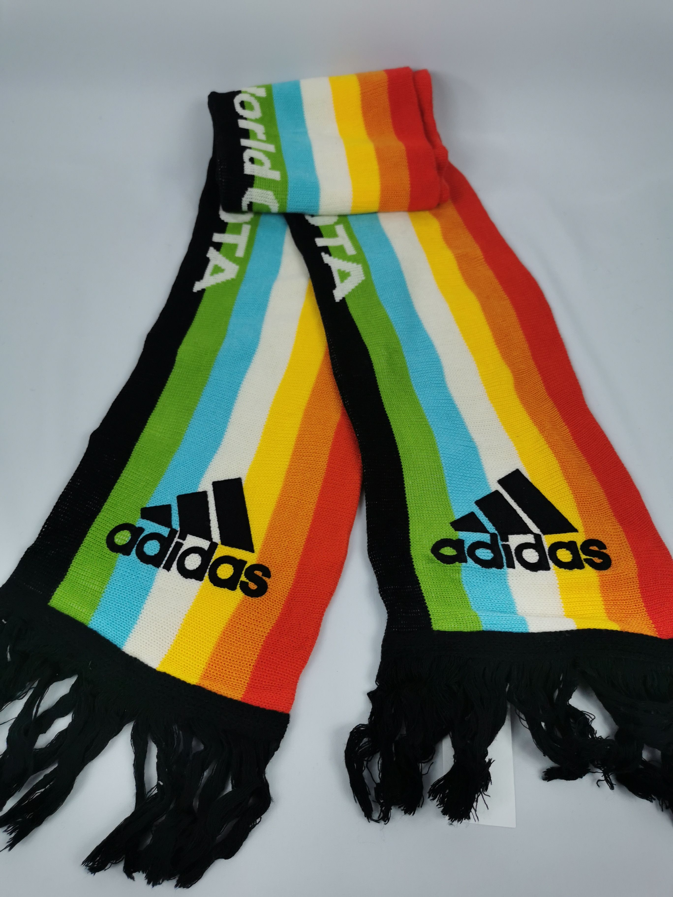 Vintage Adidas scarf muffler Size ONE SIZE - 2 Thumbnail