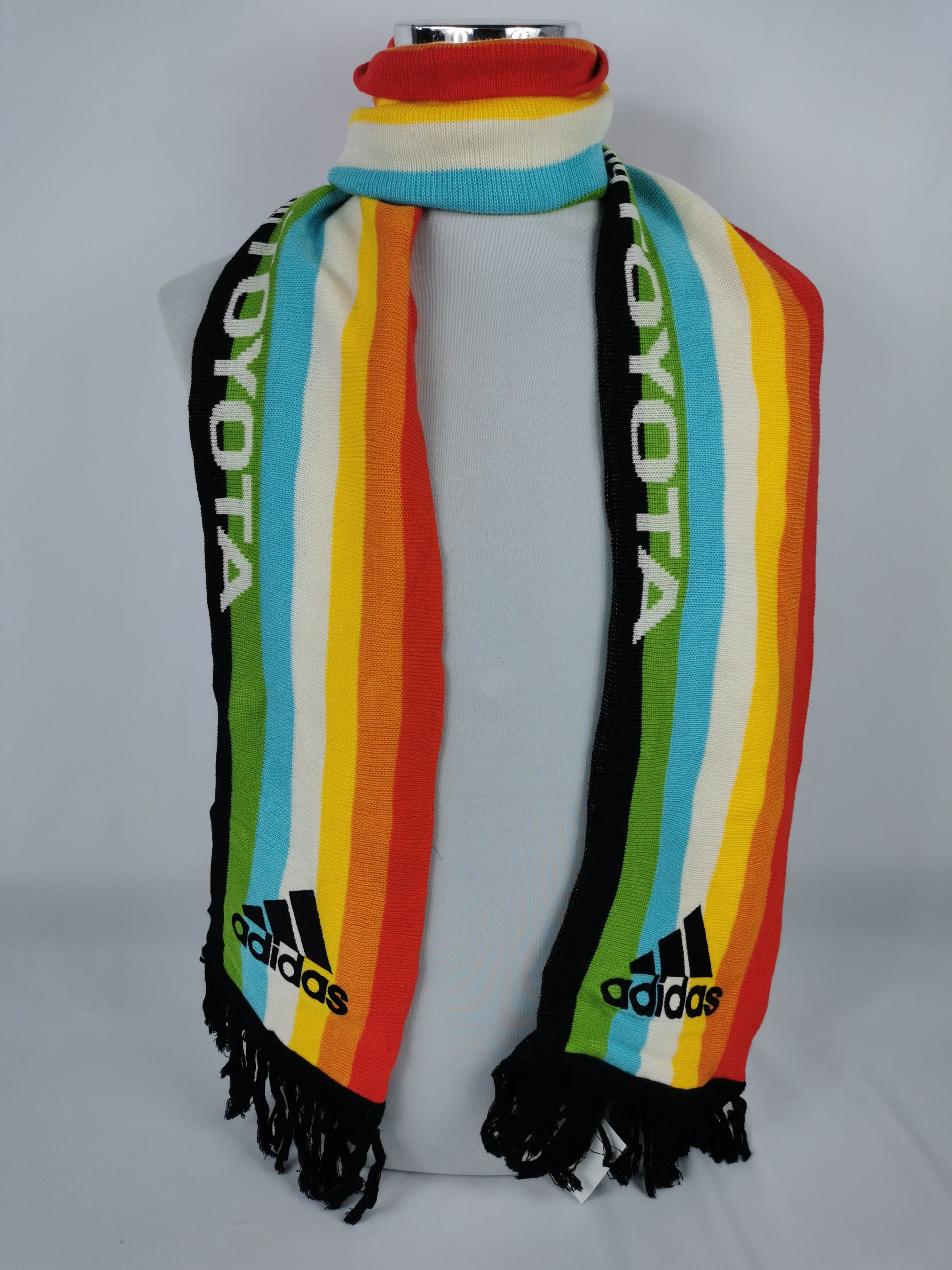 Vintage Adidas scarf muffler Size ONE SIZE - 1 Thumbnail
