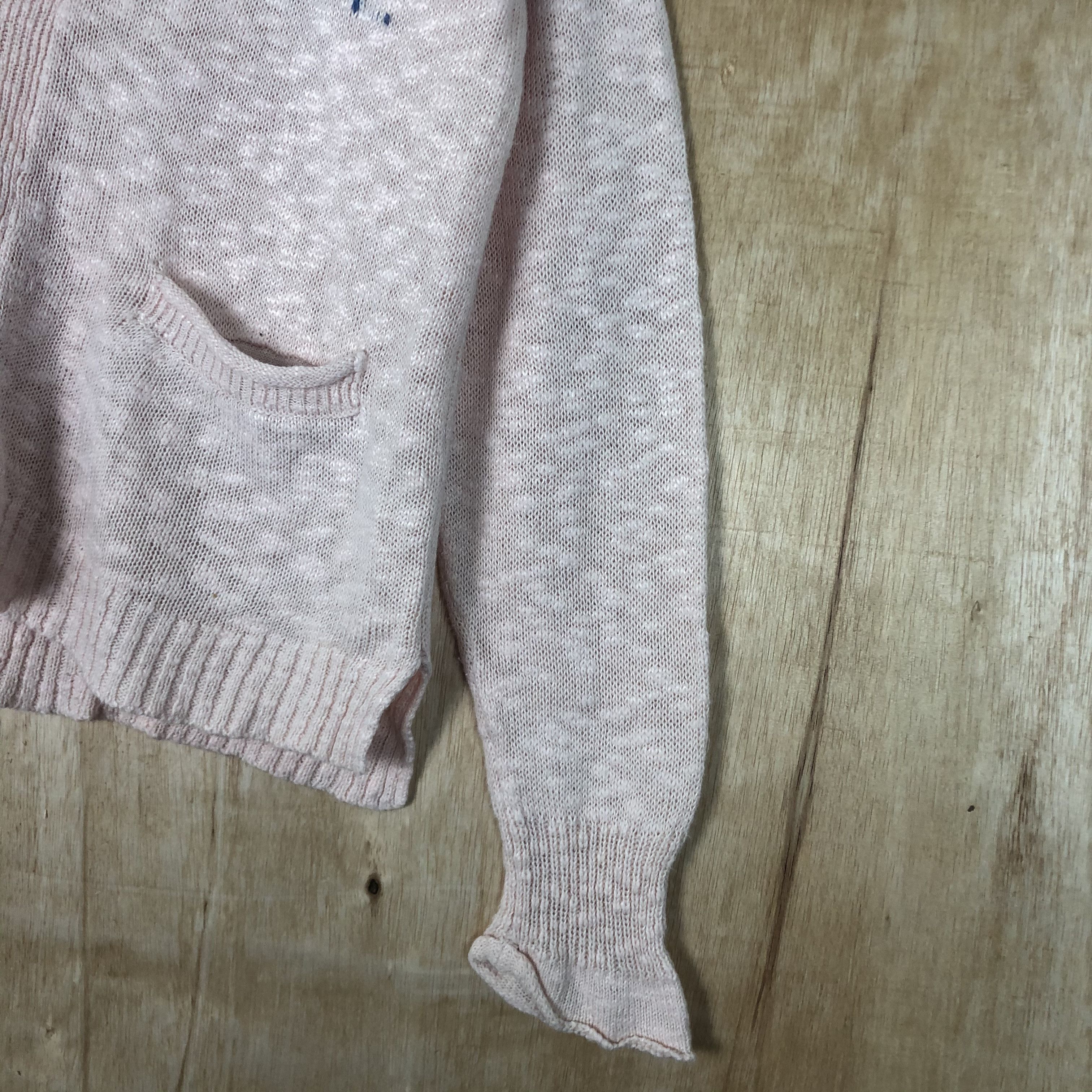 Homespun Knitwear DLL FreeS Mar Denim pink Cardigan navajo knitwear #c018 Size US M / EU 48-50 / 2 - 5 Thumbnail