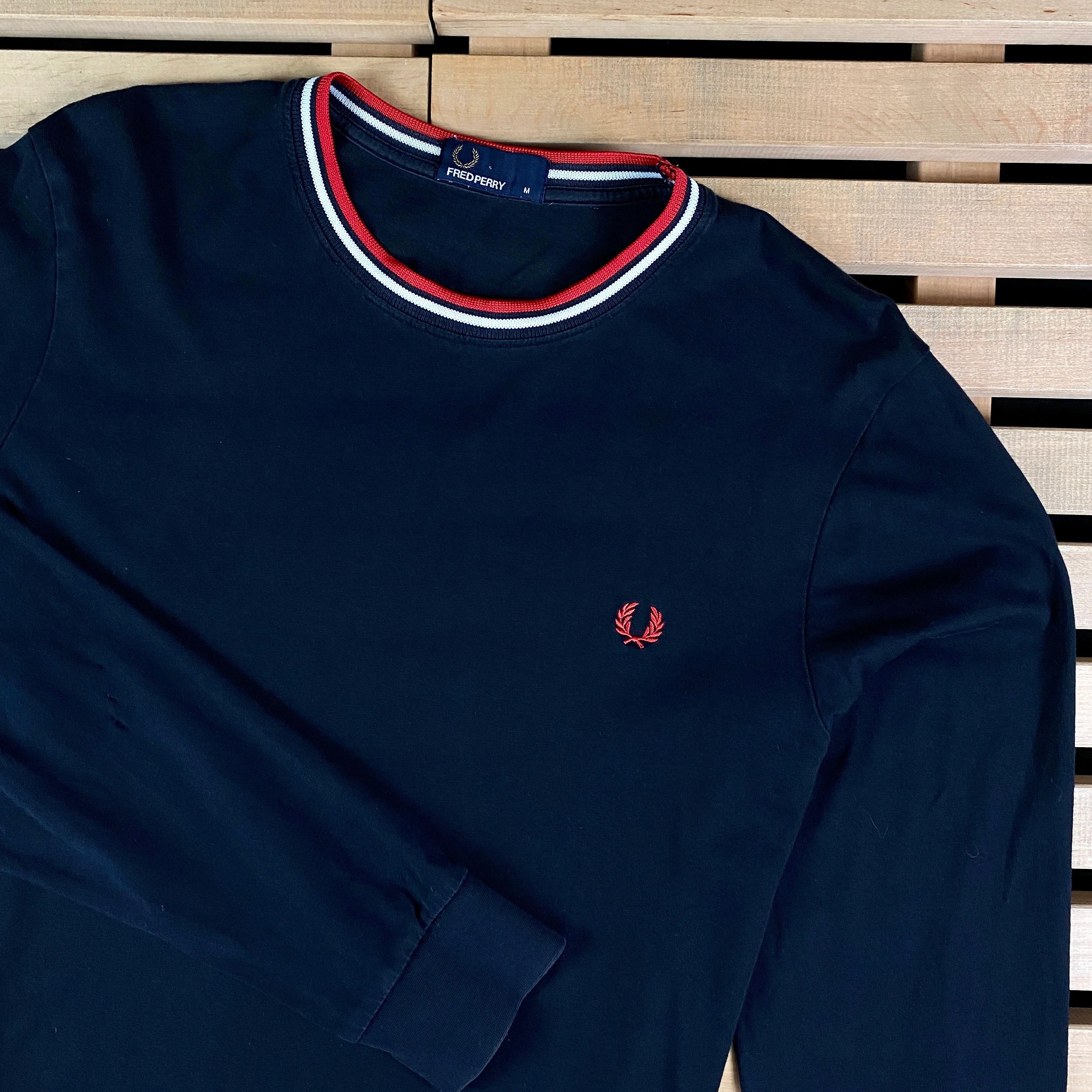 Fred Perry Men’s Long Sleeve Sweatshirt Fred Perry Size M Size US M / EU 48-50 / 2 - 2 Thumbnail