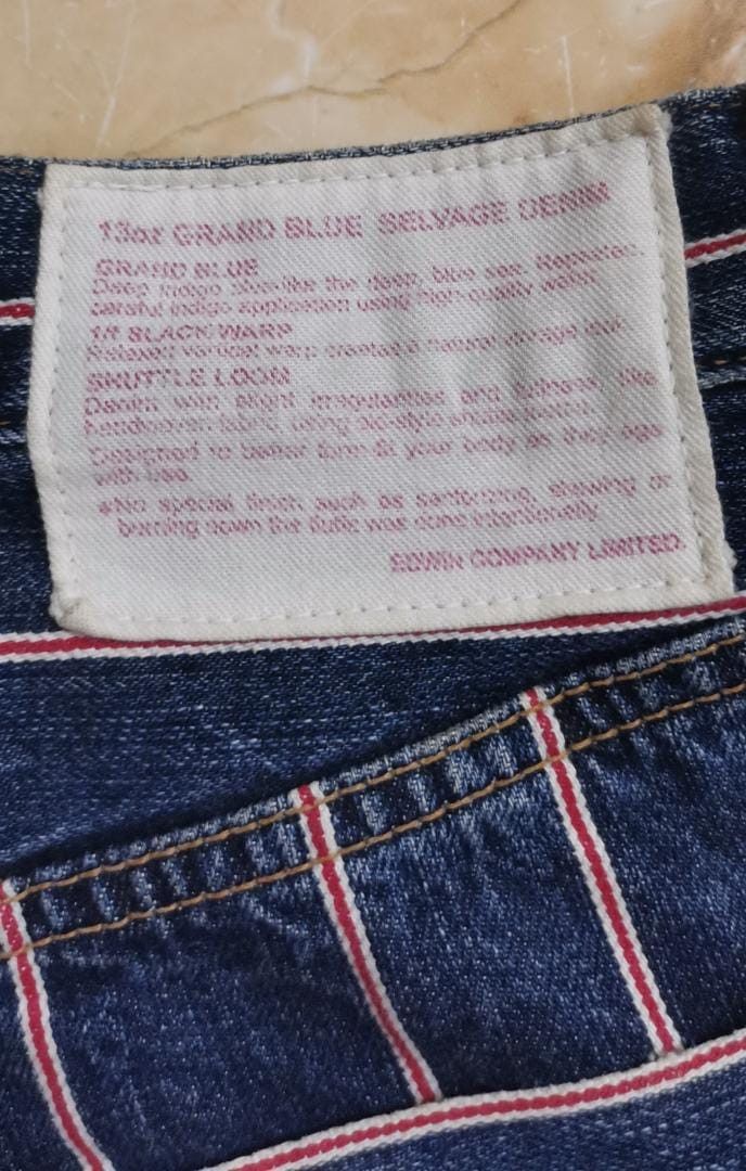 Edwin Japanese brand Edwin selvedge jean denim Size US 29 - 4 Thumbnail