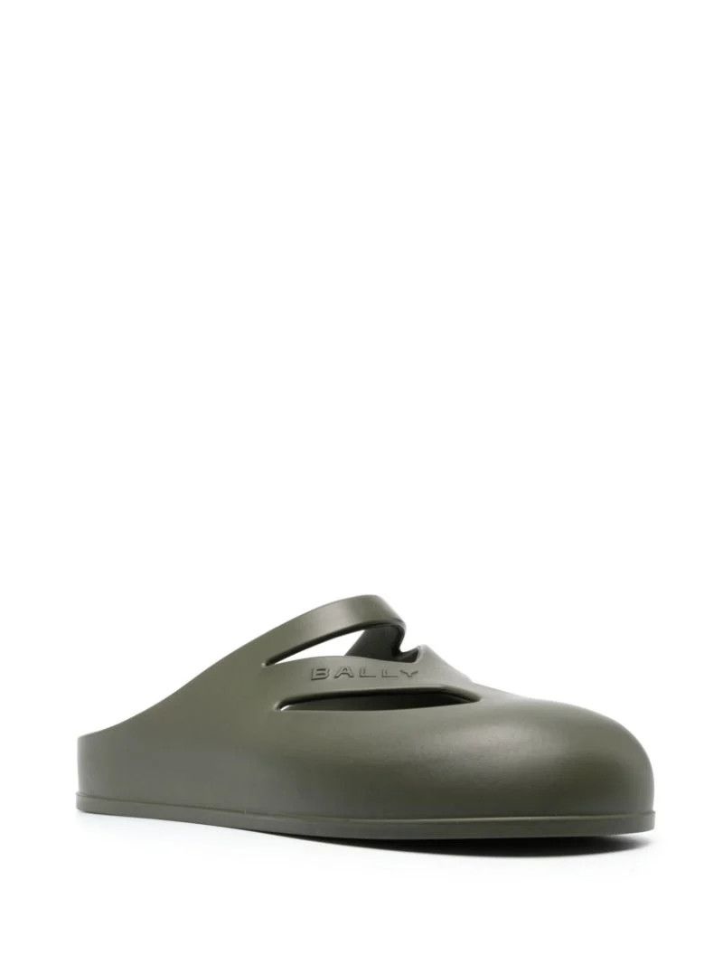 Green Gimon Cut-Out Detail Slides