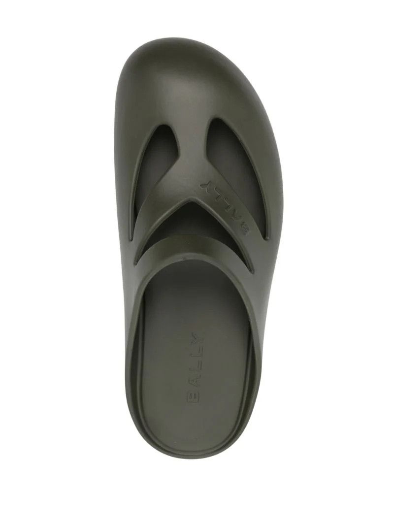 Green Gimon Cut-Out Detail Slides