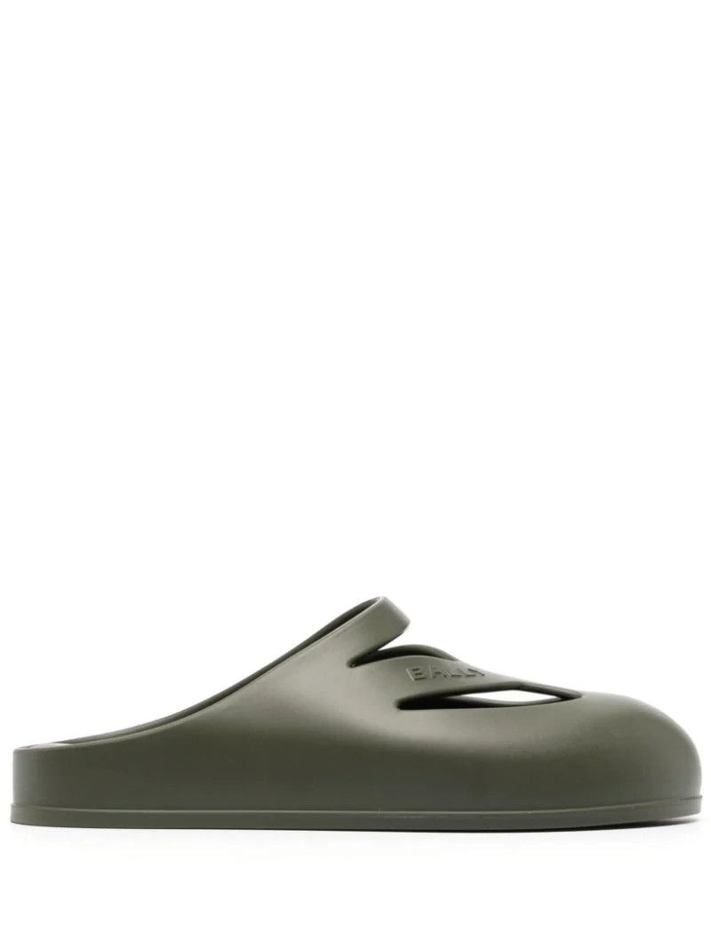 Green Gimon Cut-Out Detail Slides