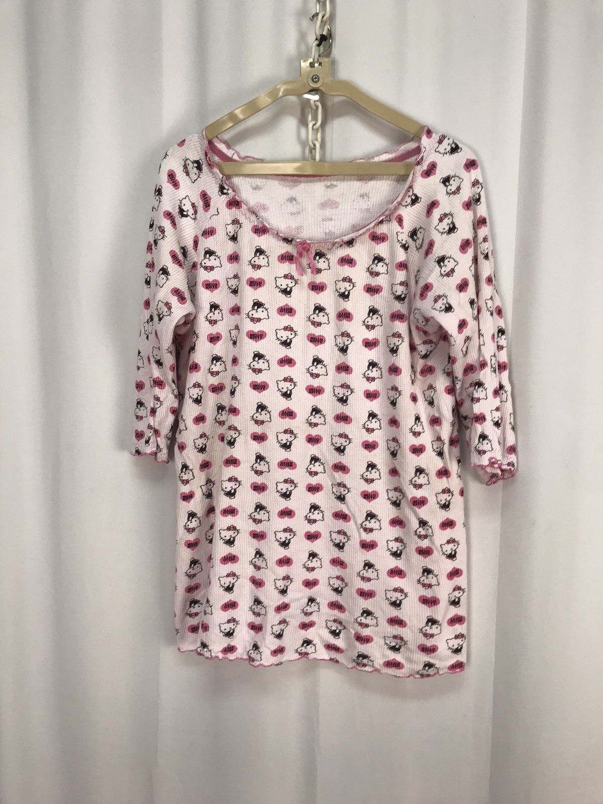 Japanese Brand × Vintage Vintage Hello kitty fullprint shirt Size M / US 6-8 / IT 42-44 - 6 Thumbnail