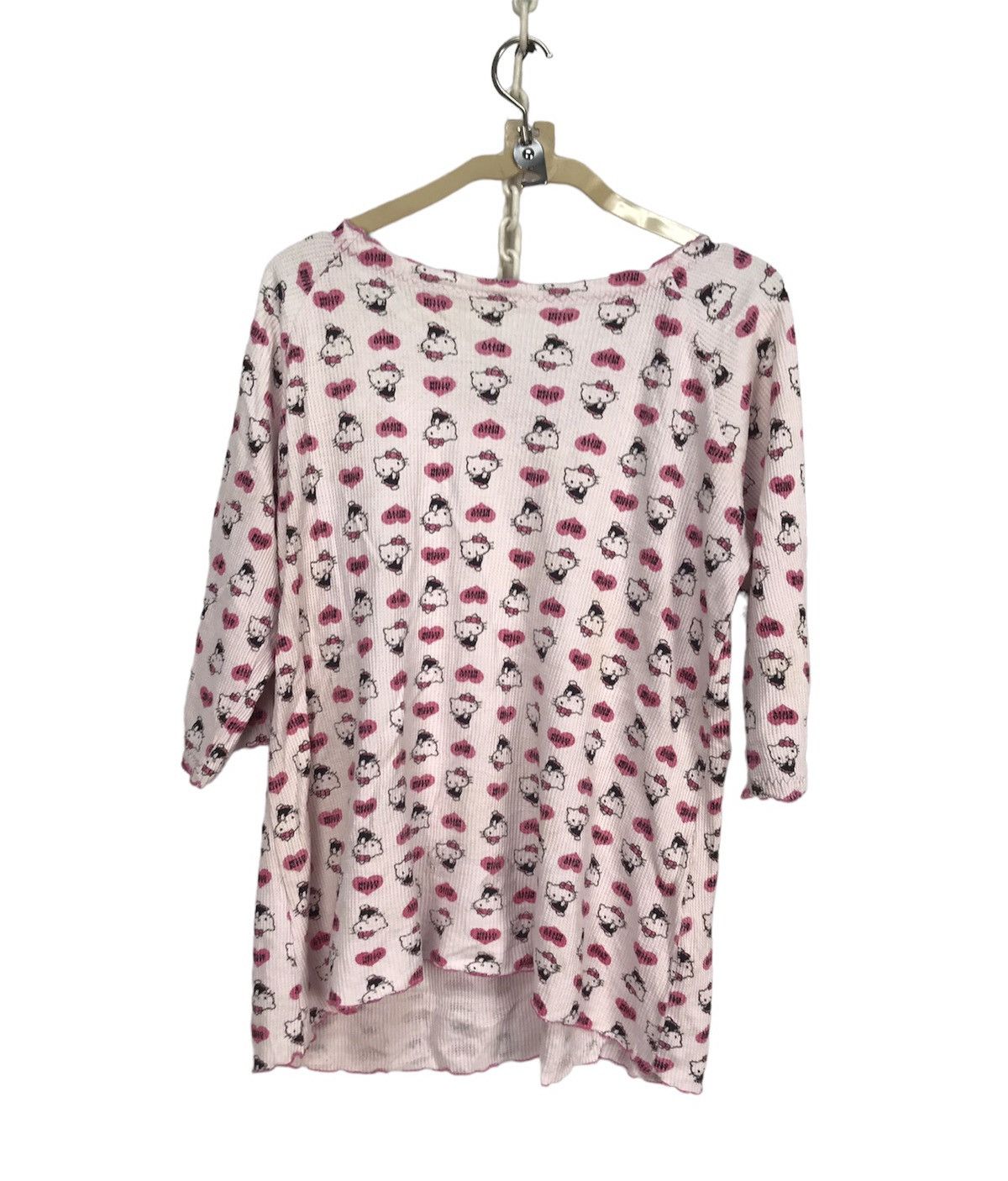 Japanese Brand × Vintage Vintage Hello kitty fullprint shirt Size M / US 6-8 / IT 42-44 - 2 Thumbnail