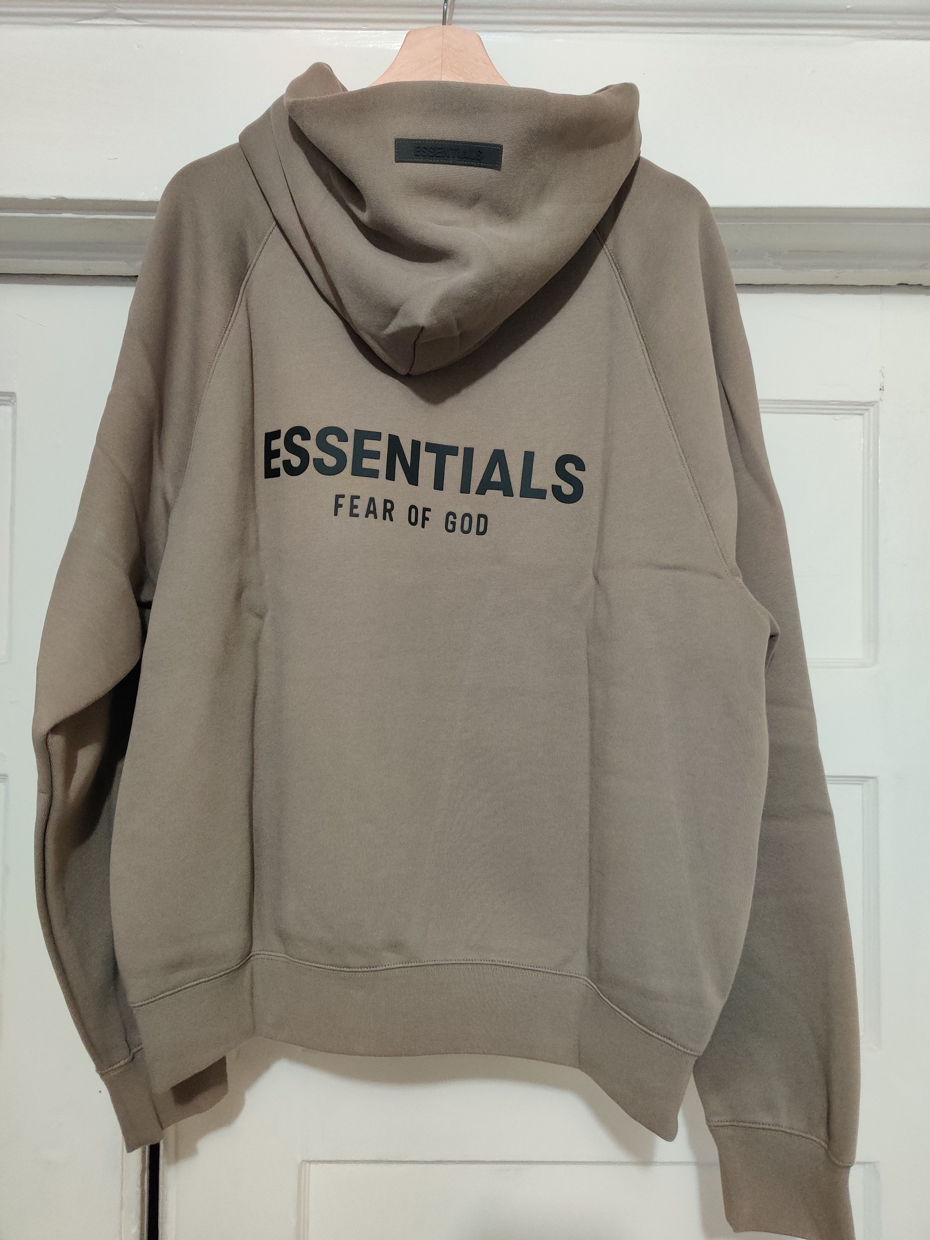 Essentials taupe hoodie hot sale