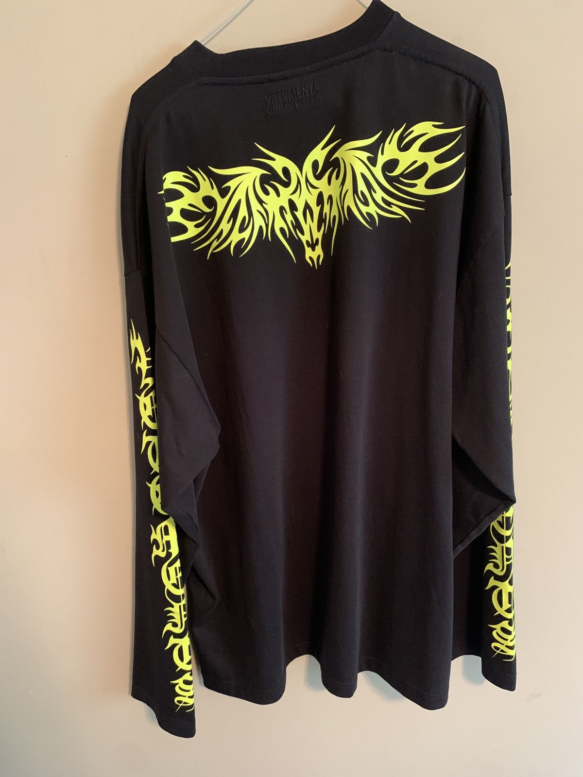 Vetements Vetements Gothic Logo Longsleeve Tribal | Grailed