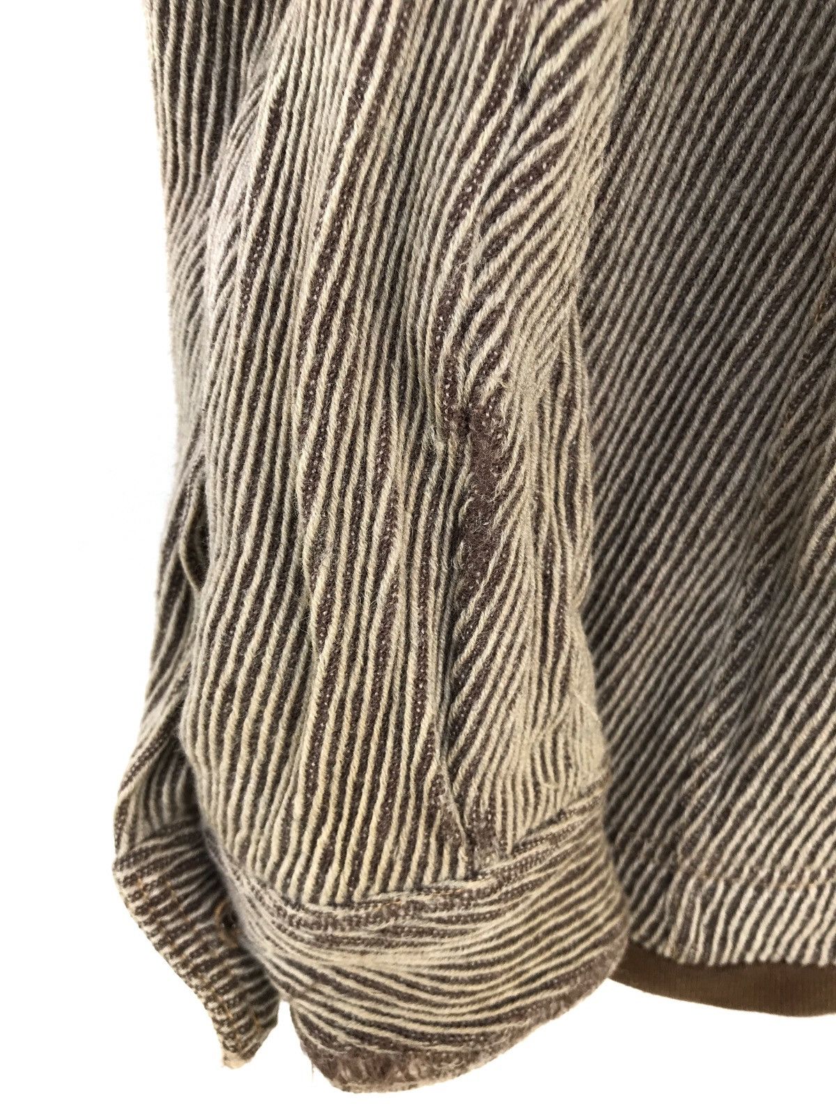 atmos Atmos Wool Stripes Workers Zipper Jacket Size US S / EU 44-46 / 1 - 14 Thumbnail