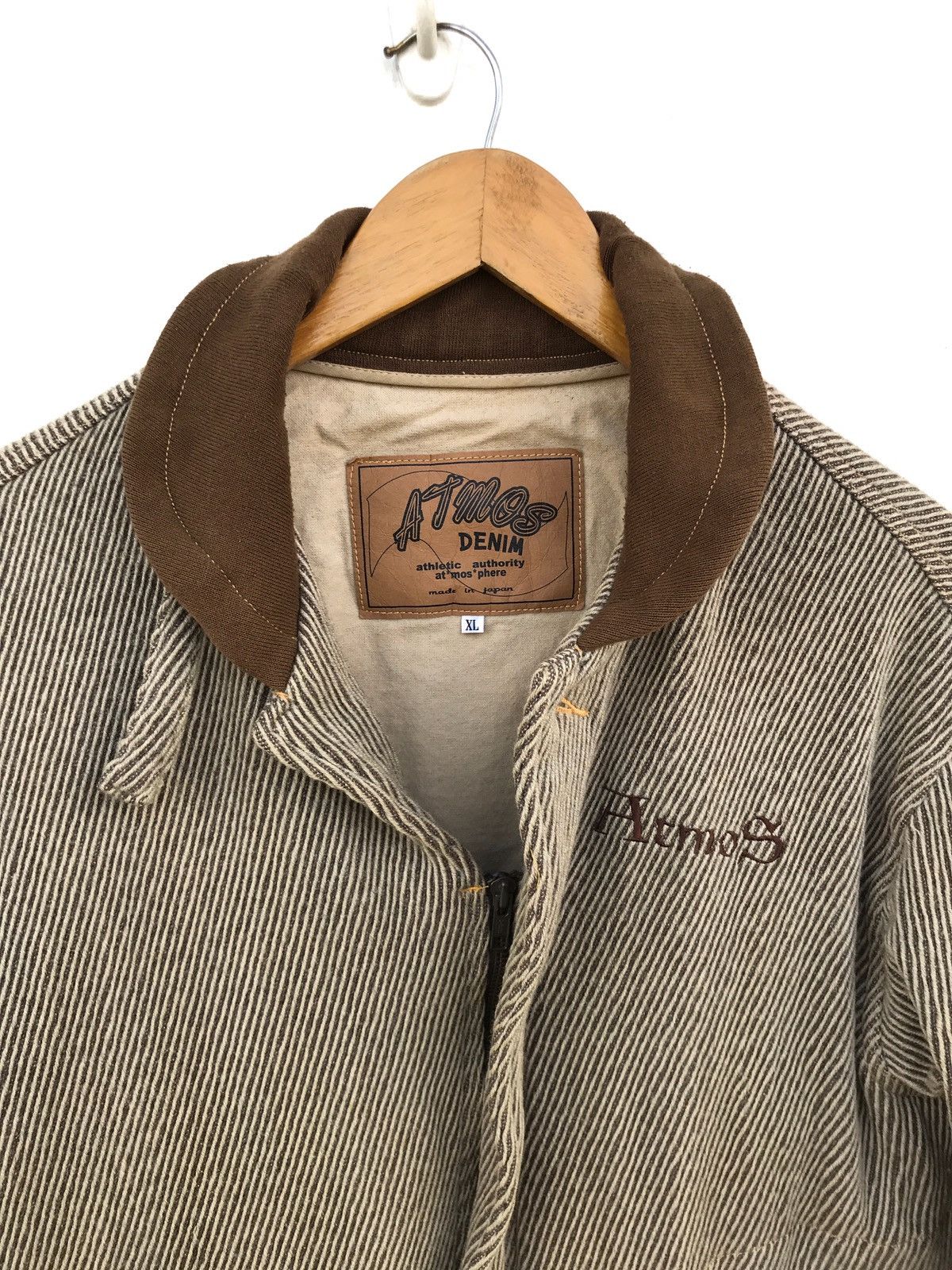 atmos Atmos Wool Stripes Workers Zipper Jacket Size US S / EU 44-46 / 1 - 4 Thumbnail