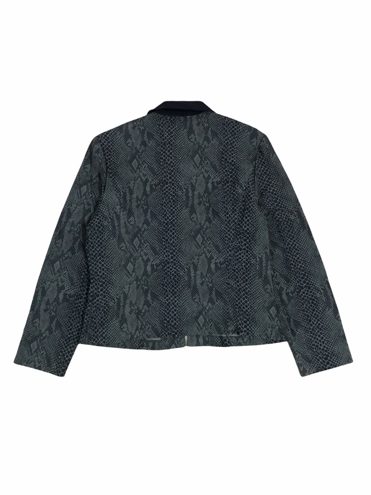 Japanese Brand Japanese Brand Courtenay Snake Print Zipper Jacket Size US S / EU 44-46 / 1 - 2 Thumbnail