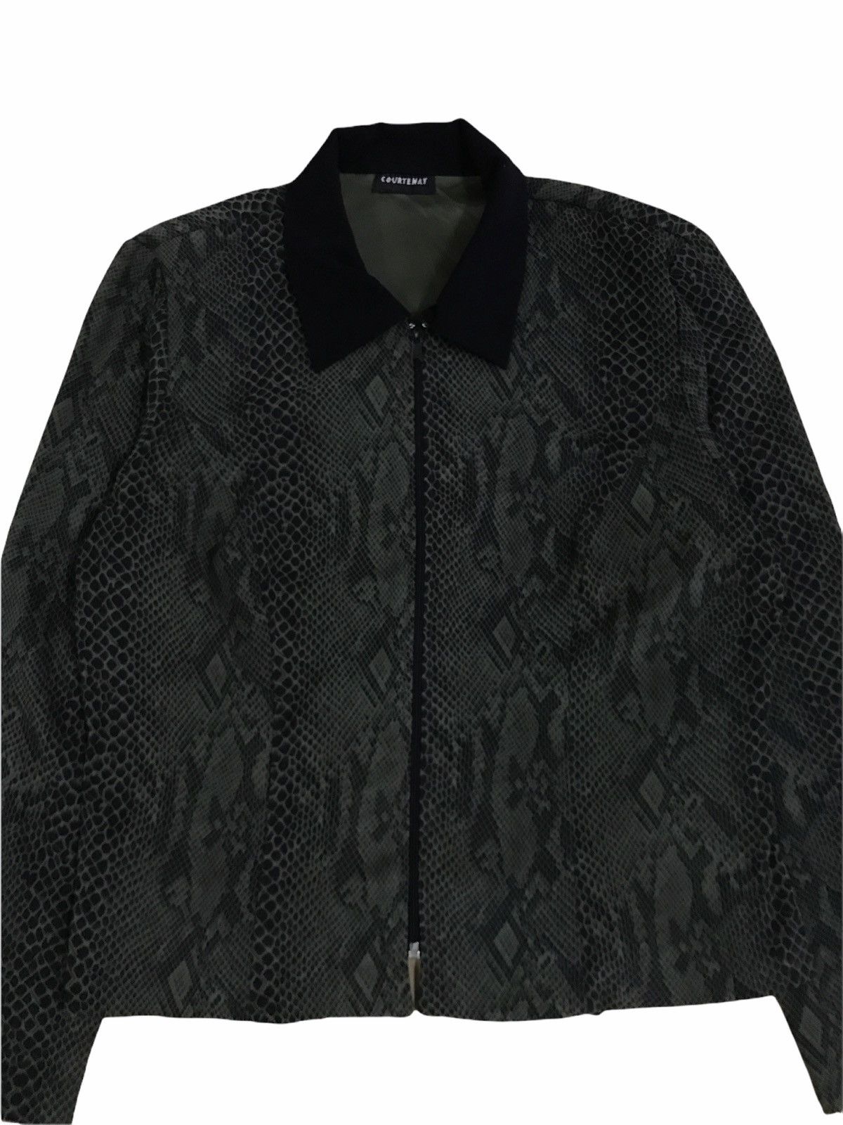 Japanese Brand Japanese Brand Courtenay Snake Print Zipper Jacket Size US S / EU 44-46 / 1 - 3 Thumbnail