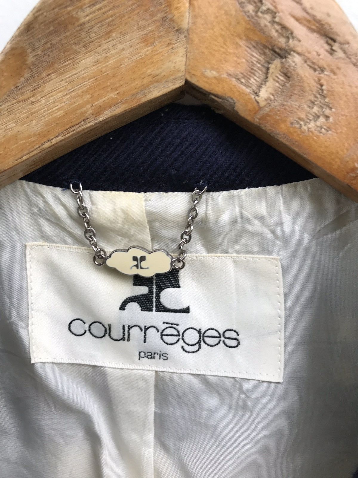 Courreges Vintage Courreges Paris Checkered Wool Cropped Jacket Size US S / EU 44-46 / 1 - 5 Thumbnail