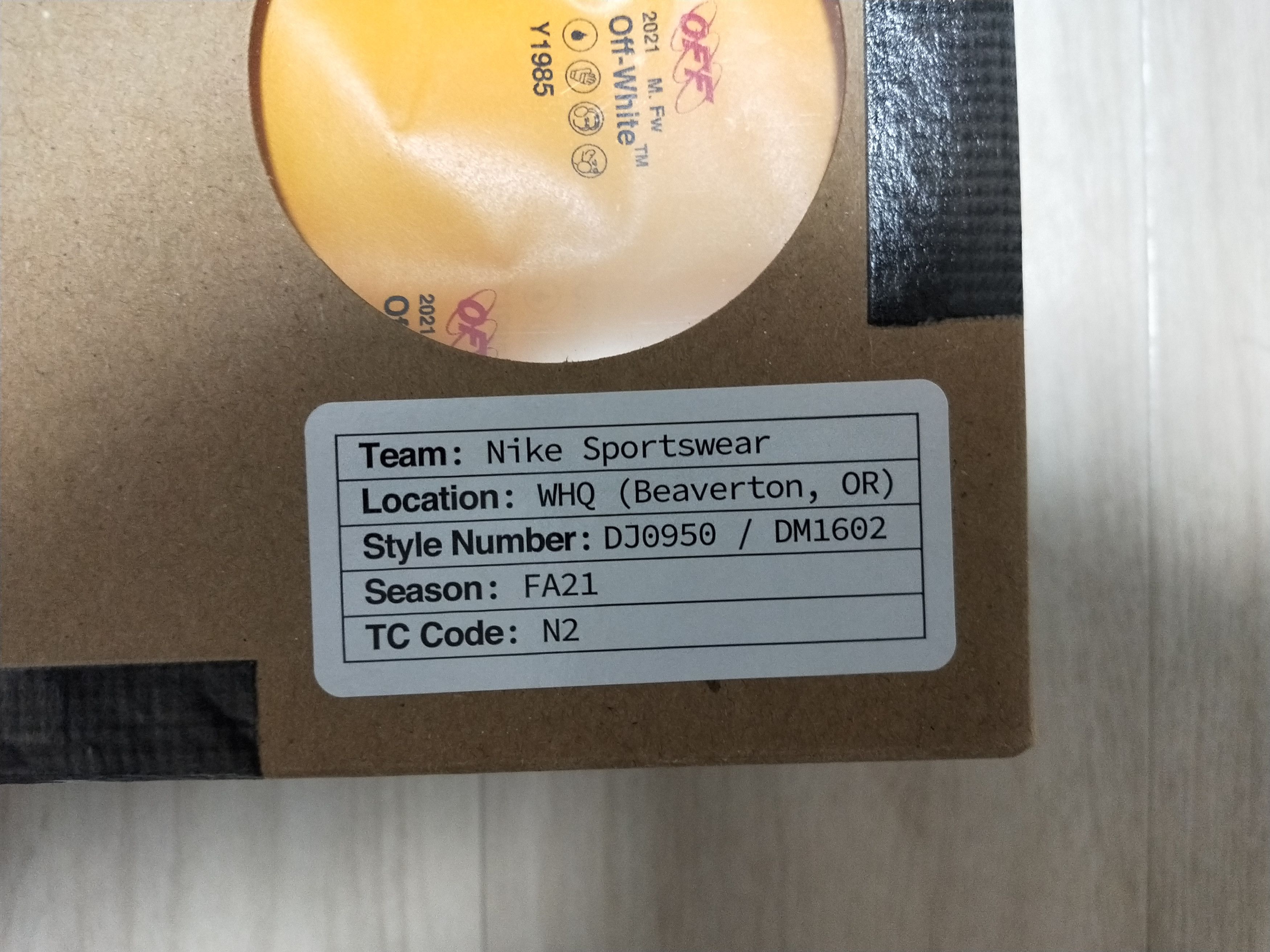 Nike × Off-White Nike Off-White Dunk Low Lot 50/50 Size US 6.5 / EU 39-40 - 12 Thumbnail
