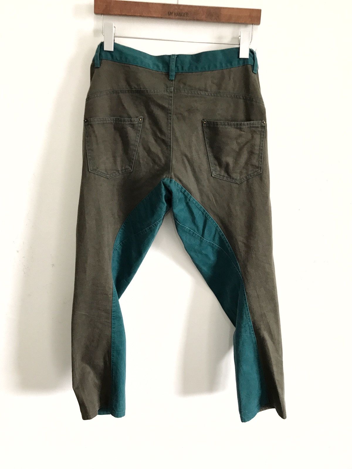 Designer × Japanese Brand Japanese Brand Cantwo Pants Two Tones Colour Waist 31"x37 Size US 31 - 2 Thumbnail