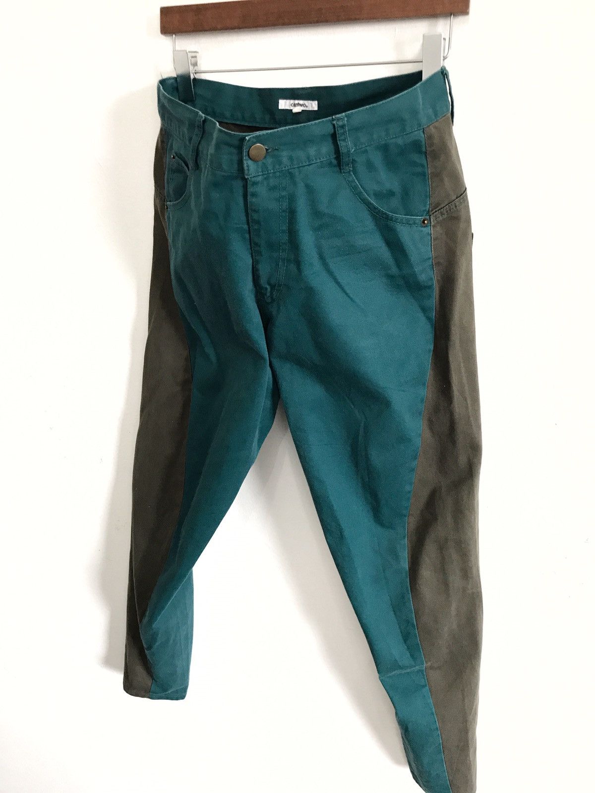 Designer × Japanese Brand Japanese Brand Cantwo Pants Two Tones Colour Waist 31"x37 Size US 31 - 3 Thumbnail
