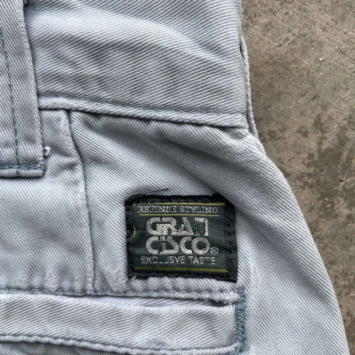 Vintage W27x27.5🔥 Vintage Grancisco Faded Trousers Casual Pants Size US 27 - 9 Thumbnail
