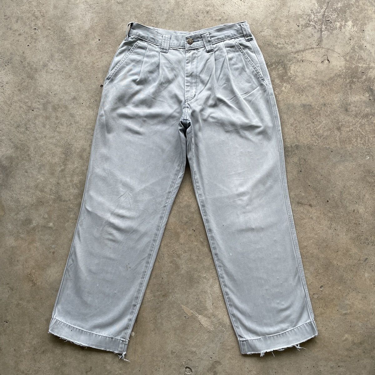 Vintage W27x27.5🔥 Vintage Grancisco Faded Trousers Casual Pants Size US 27 - 1 Thumbnail