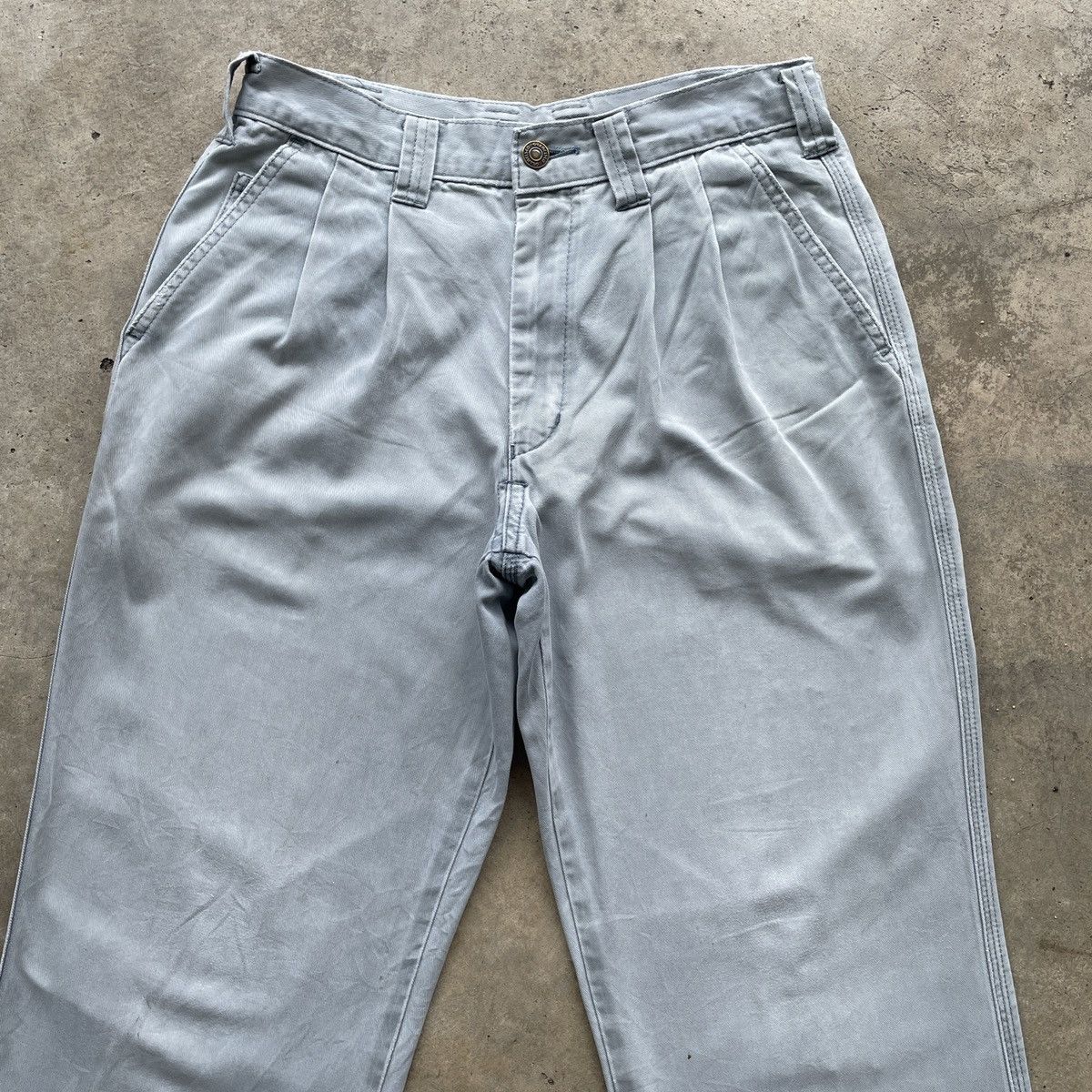 Vintage W27x27.5🔥 Vintage Grancisco Faded Trousers Casual Pants Size US 27 - 3 Thumbnail