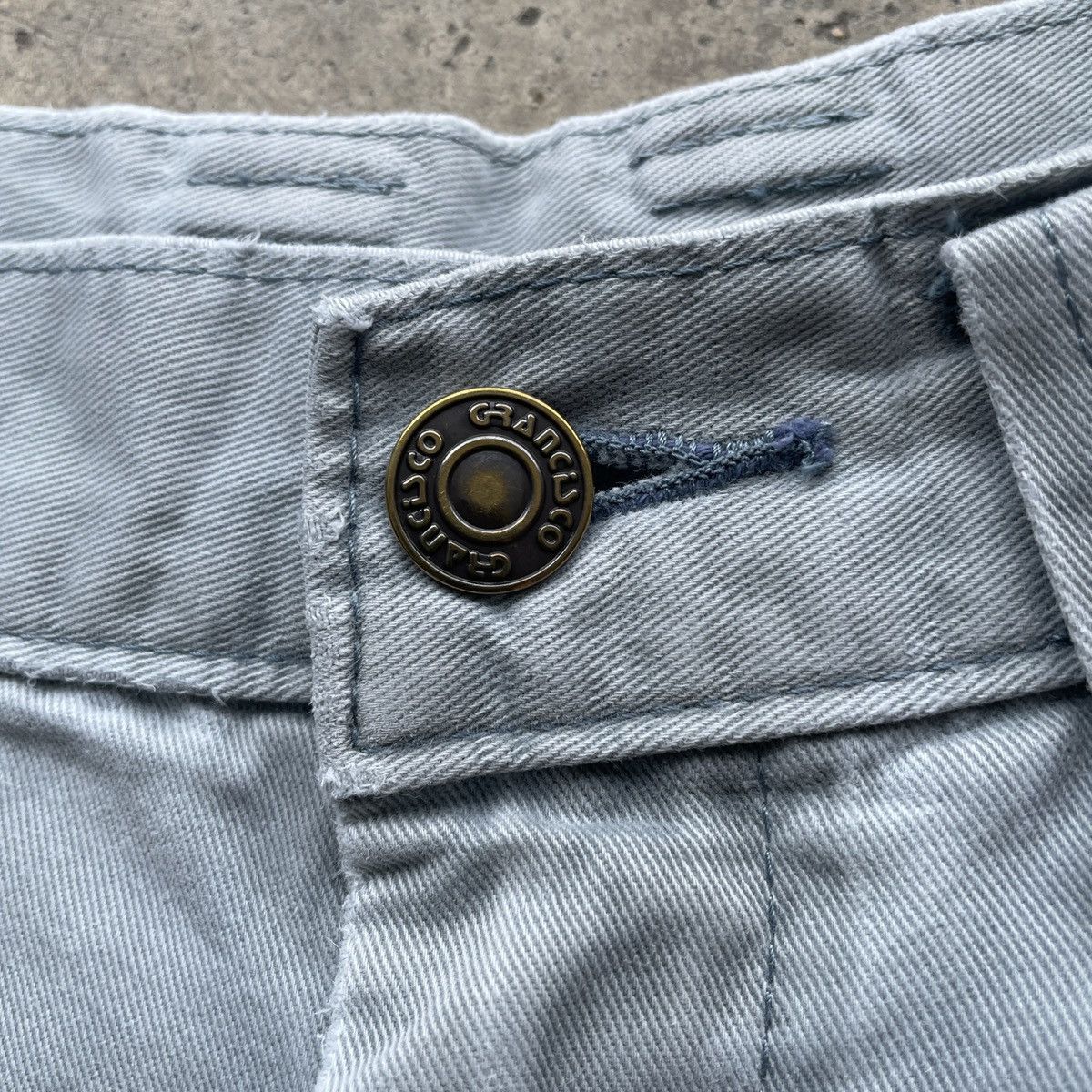Vintage W27x27.5🔥 Vintage Grancisco Faded Trousers Casual Pants Size US 27 - 7 Thumbnail