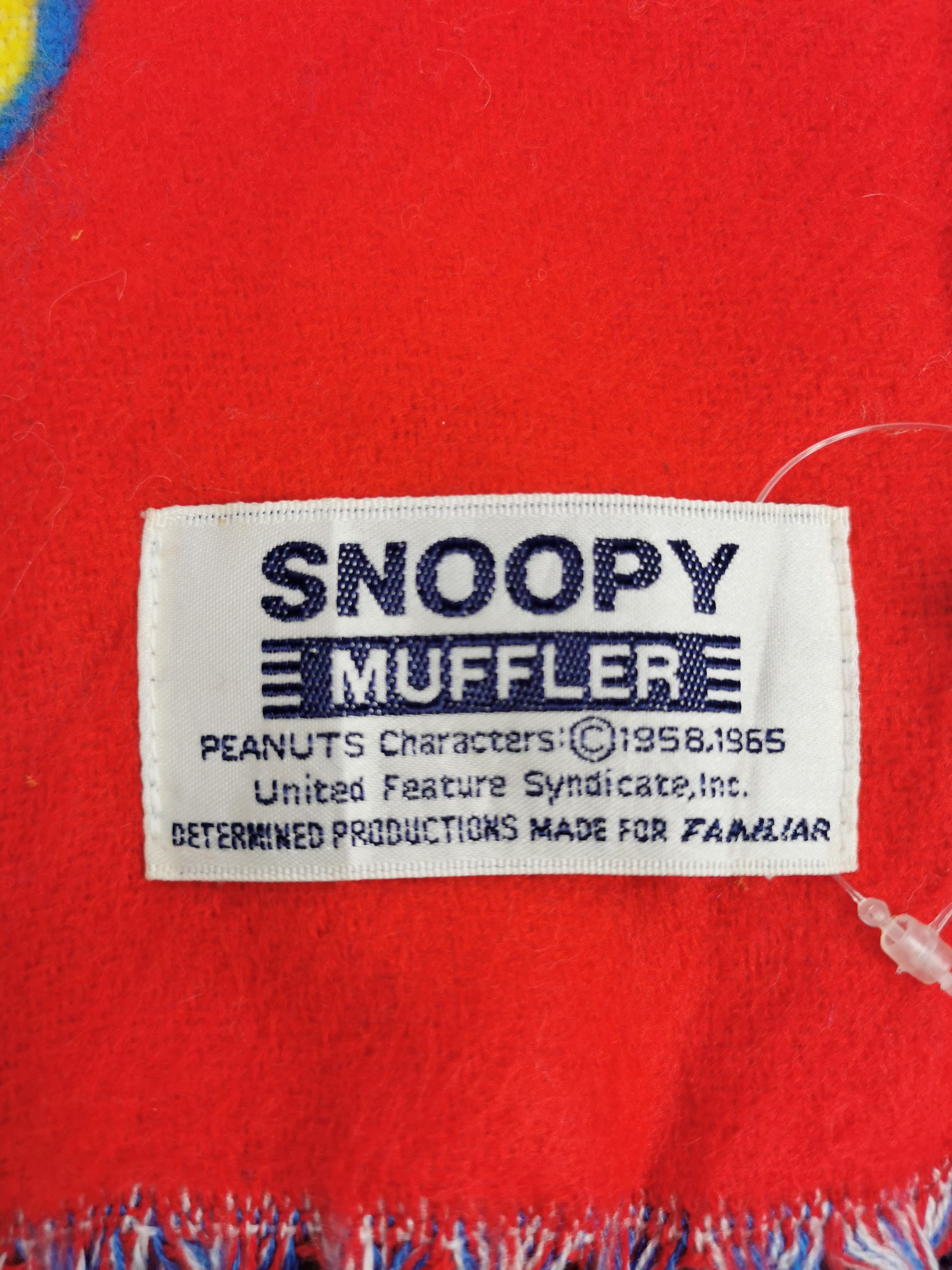 Vintage Snoopy scarf muffler Size ONE SIZE - 3 Thumbnail