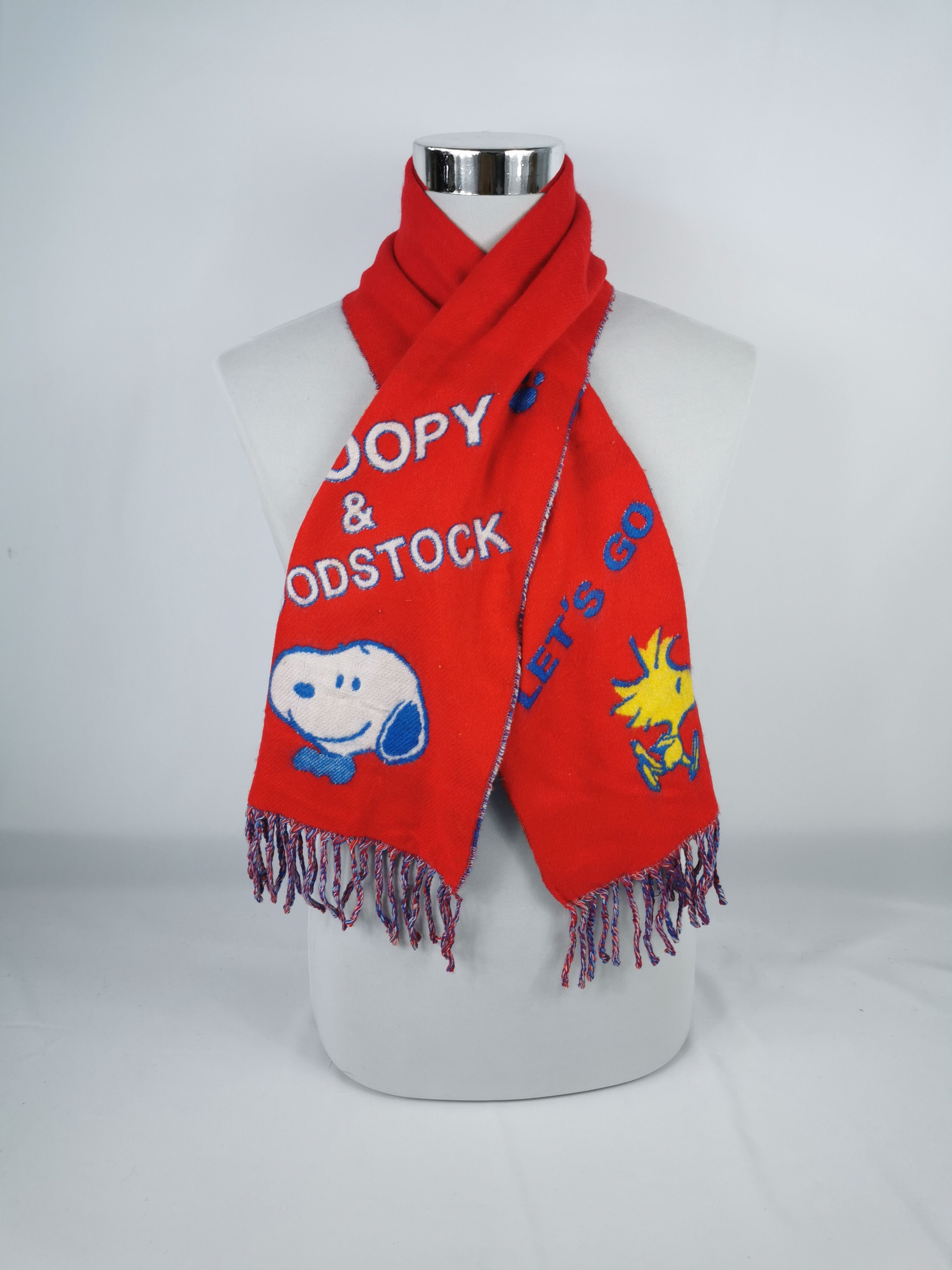 Vintage Snoopy scarf muffler Size ONE SIZE - 7 Thumbnail