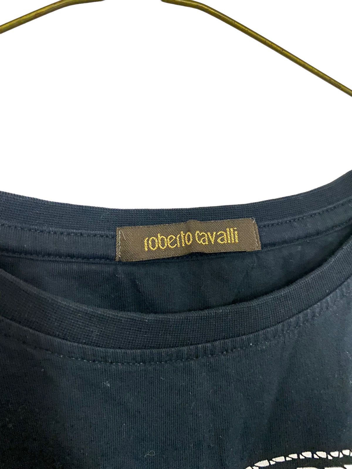 Roberto Cavalli Roberto Cavalli Serpent Graphics Crew Neck T Shirt Black Size US L / EU 52-54 / 3 - 4 Thumbnail