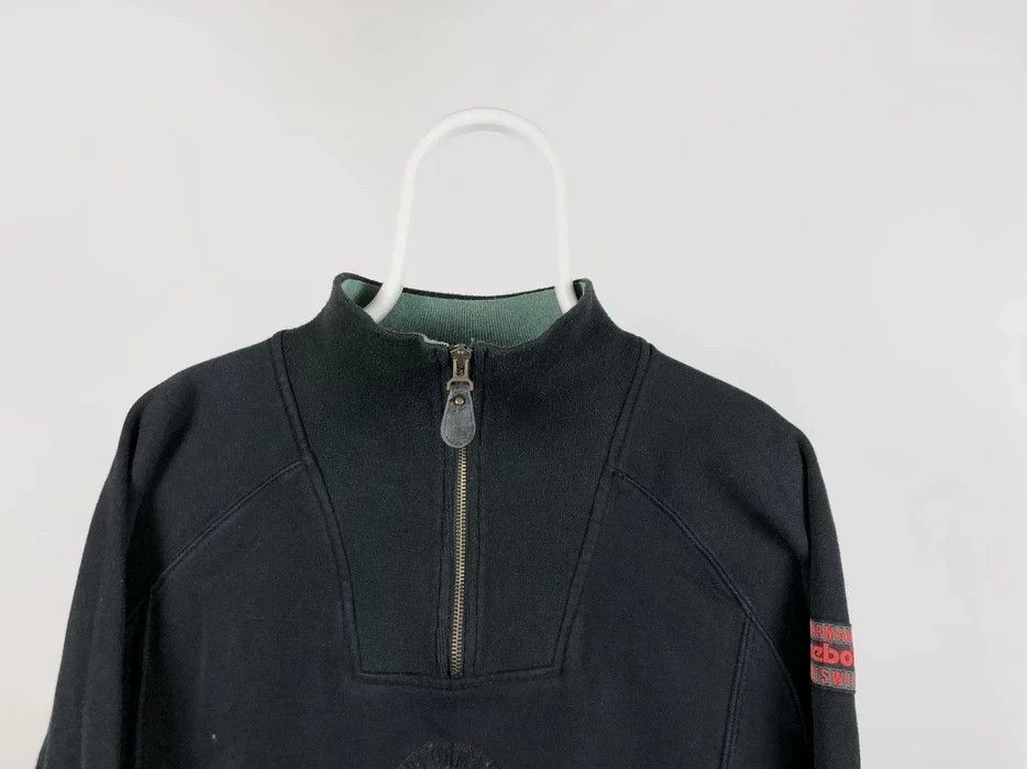 Reebok Mens Sweater Reebok Big Logo Zip Jumper Vintage Size US M / EU 48-50 / 2 - 2 Thumbnail