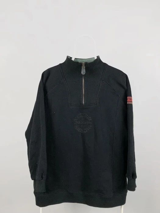 Reebok Mens Sweater Reebok Big Logo Zip Jumper Vintage Size US M / EU 48-50 / 2 - 1 Thumbnail