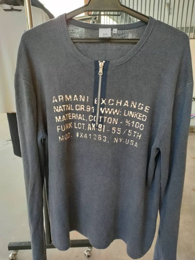 Armani Exchange Armani Exchange Sweater Lampo zip Size US XL / EU 56 / 4 - 1 Thumbnail