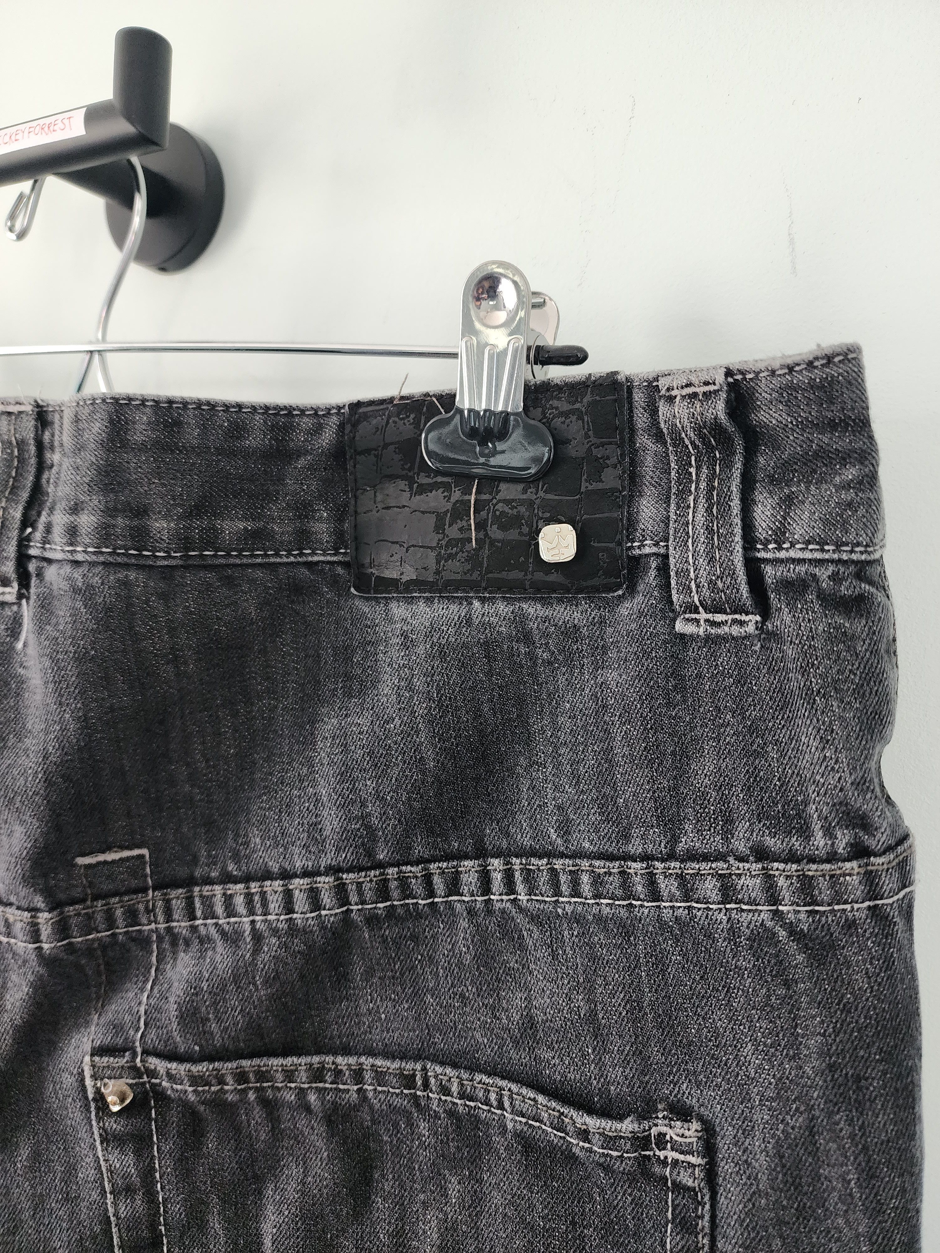 JNCO Vintage Y2K Oversized Denim Jeans PNB Nation Graffiti Size US 38 / EU 54 - 8 Thumbnail