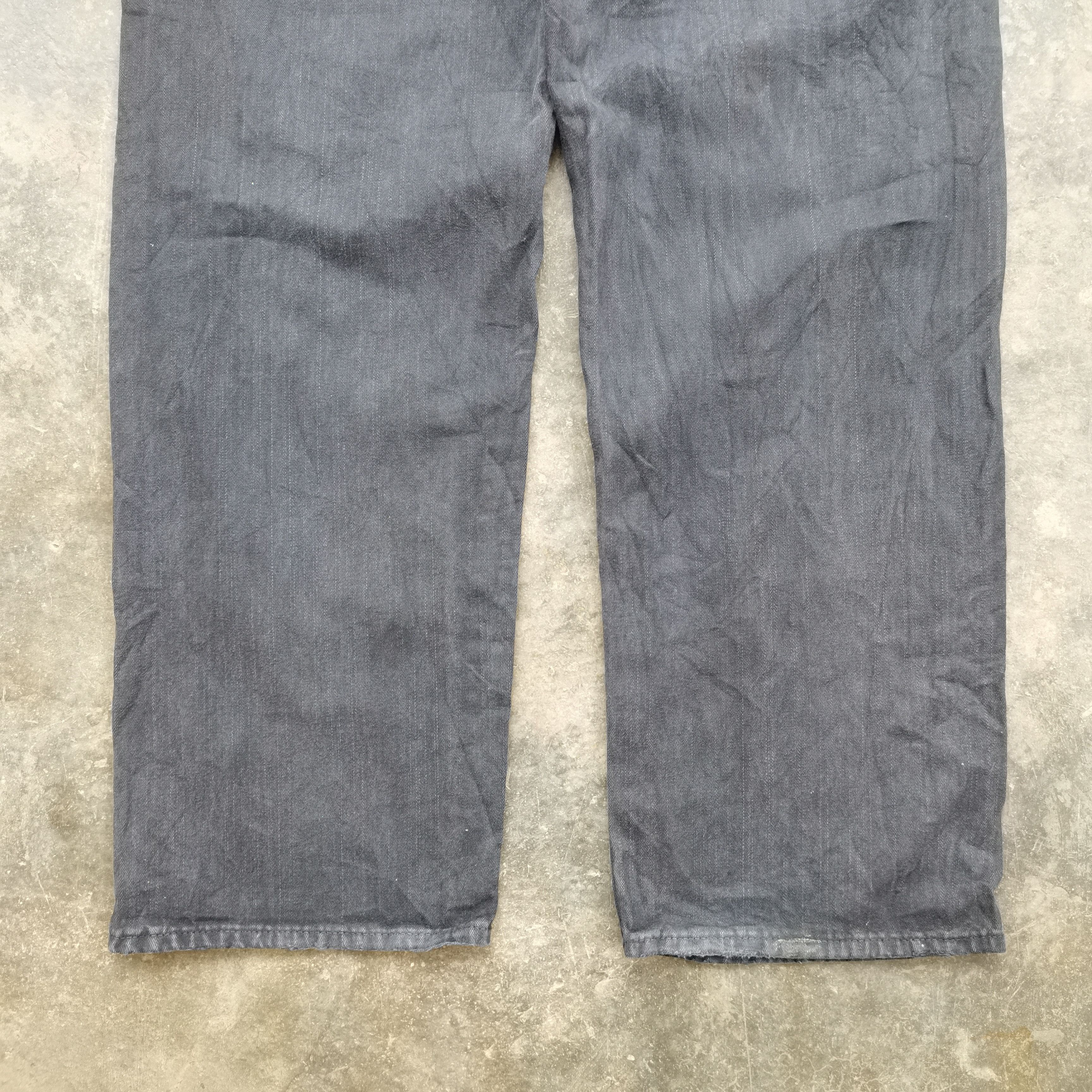 Nautica × Vintage Vintage NAUTICA Black Faded Distress Denim Pants Size US 32 / EU 48 - 7 Thumbnail
