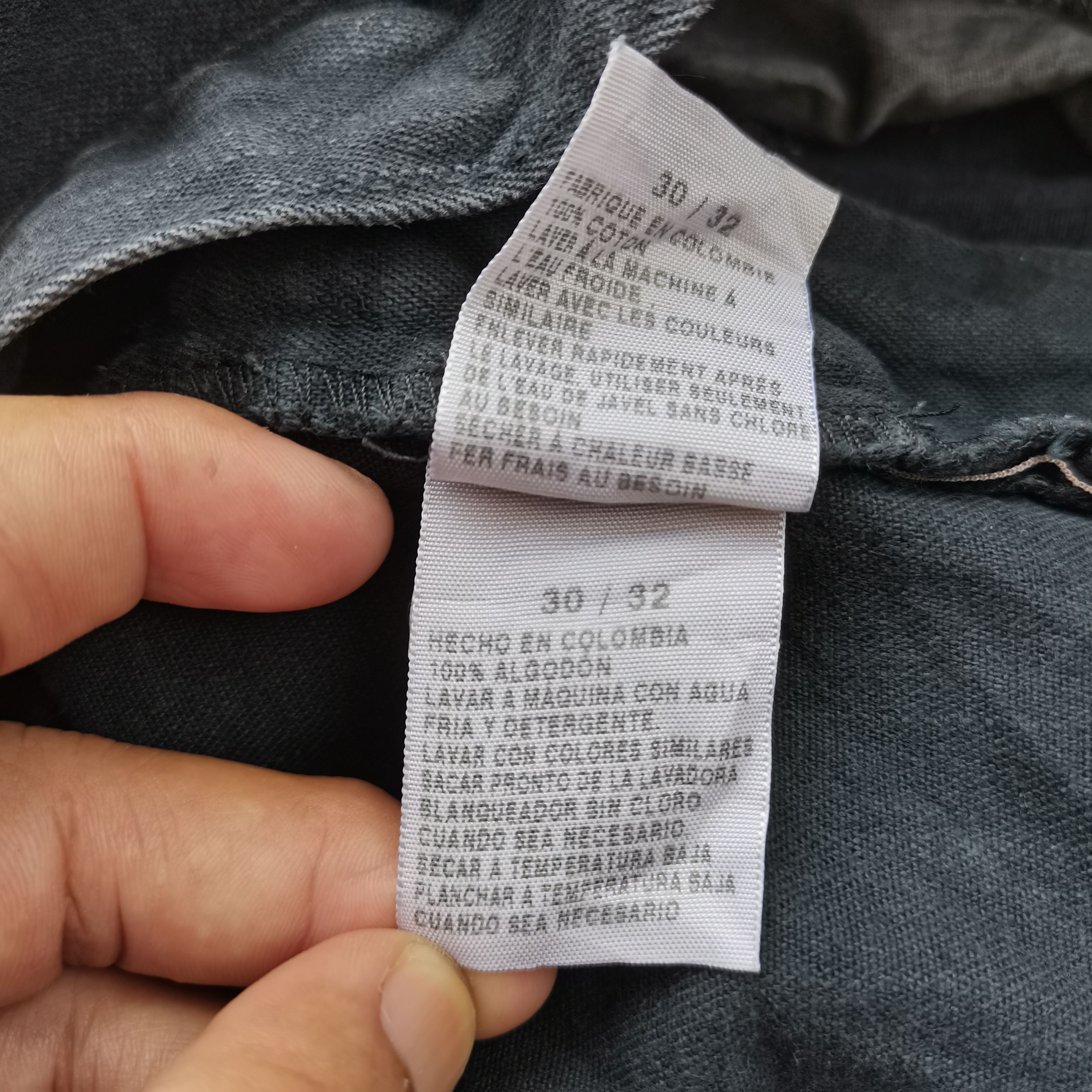 Nautica × Vintage Vintage NAUTICA Black Faded Distress Denim Pants Size US 32 / EU 48 - 9 Thumbnail