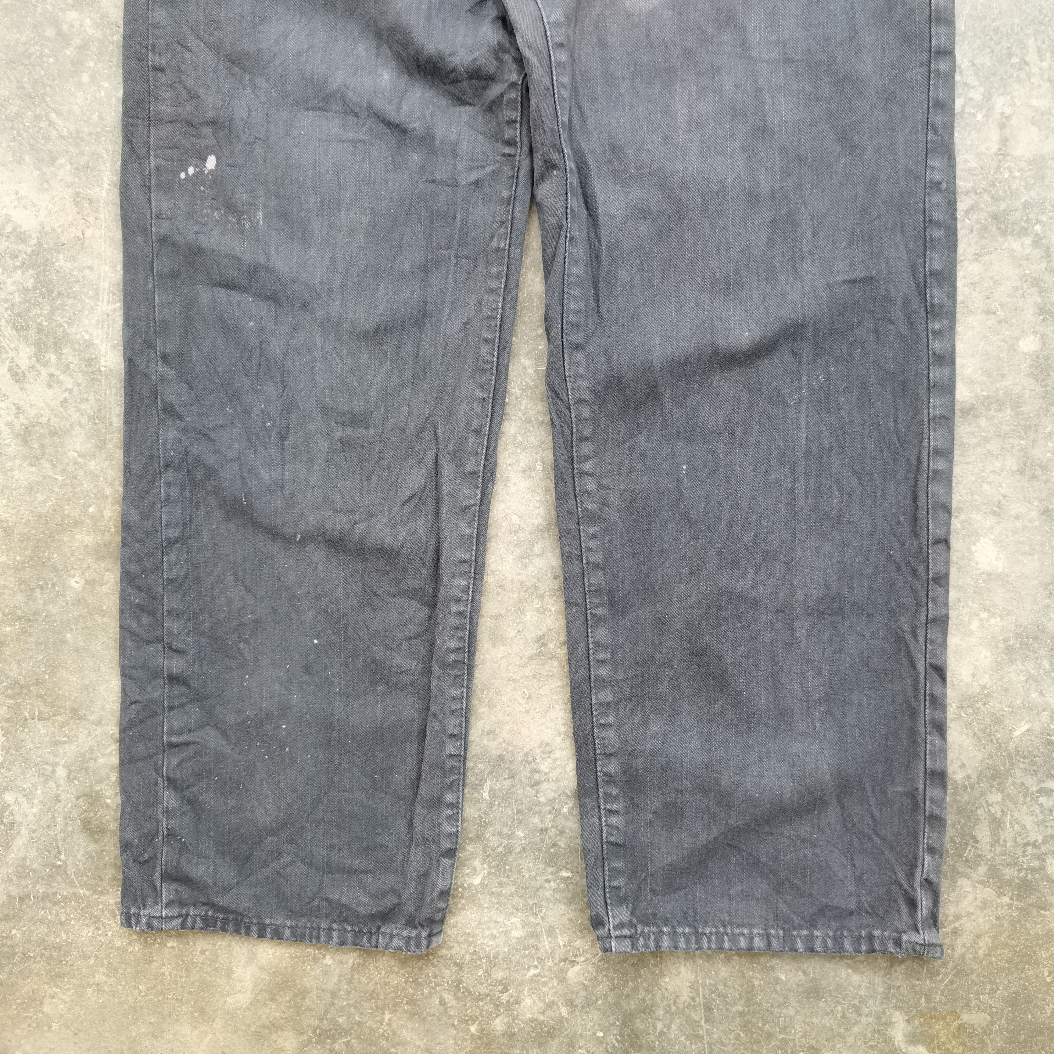 Nautica × Vintage Vintage NAUTICA Black Faded Distress Denim Pants Size US 32 / EU 48 - 3 Thumbnail