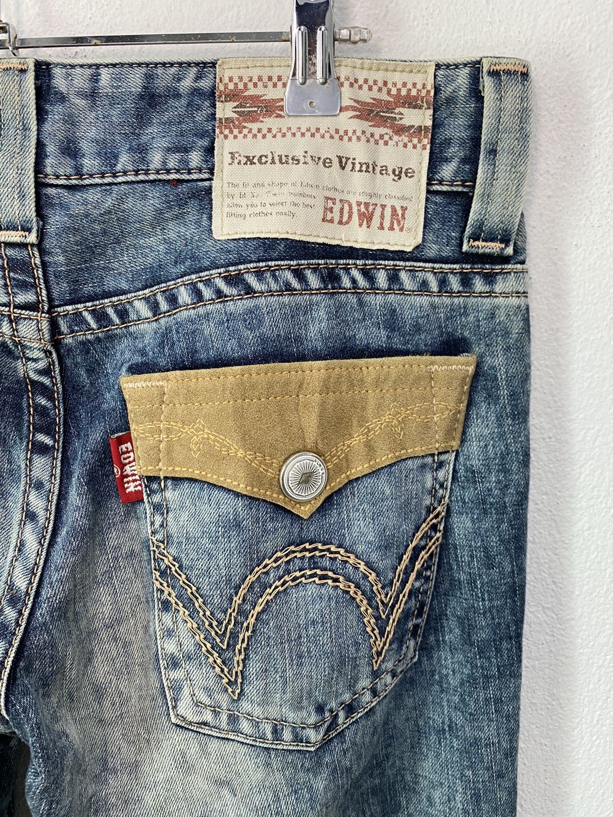 Edwin SUPER FLARE DENIM EDWINEXCLUSIVE VINTAGE BELL BOTTOM Size US 33 - 3 Thumbnail