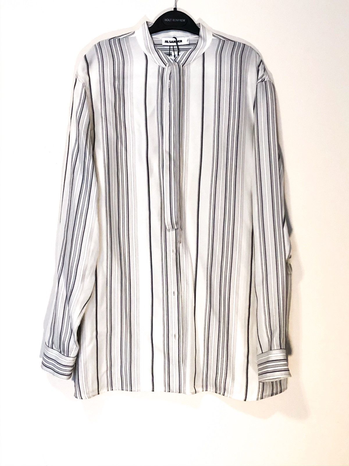 Jil Sander Jil Sander BNWT Giusy Striped Shirt $2000 Retail Size S / US 4 / IT 40 - 4 Thumbnail